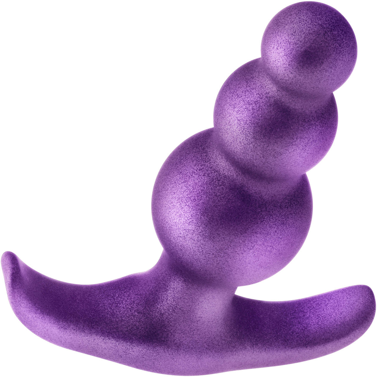 Anal Adventures Matrix Supernova Beaded Silicone Butt Plug By Blush - Galactic Purple