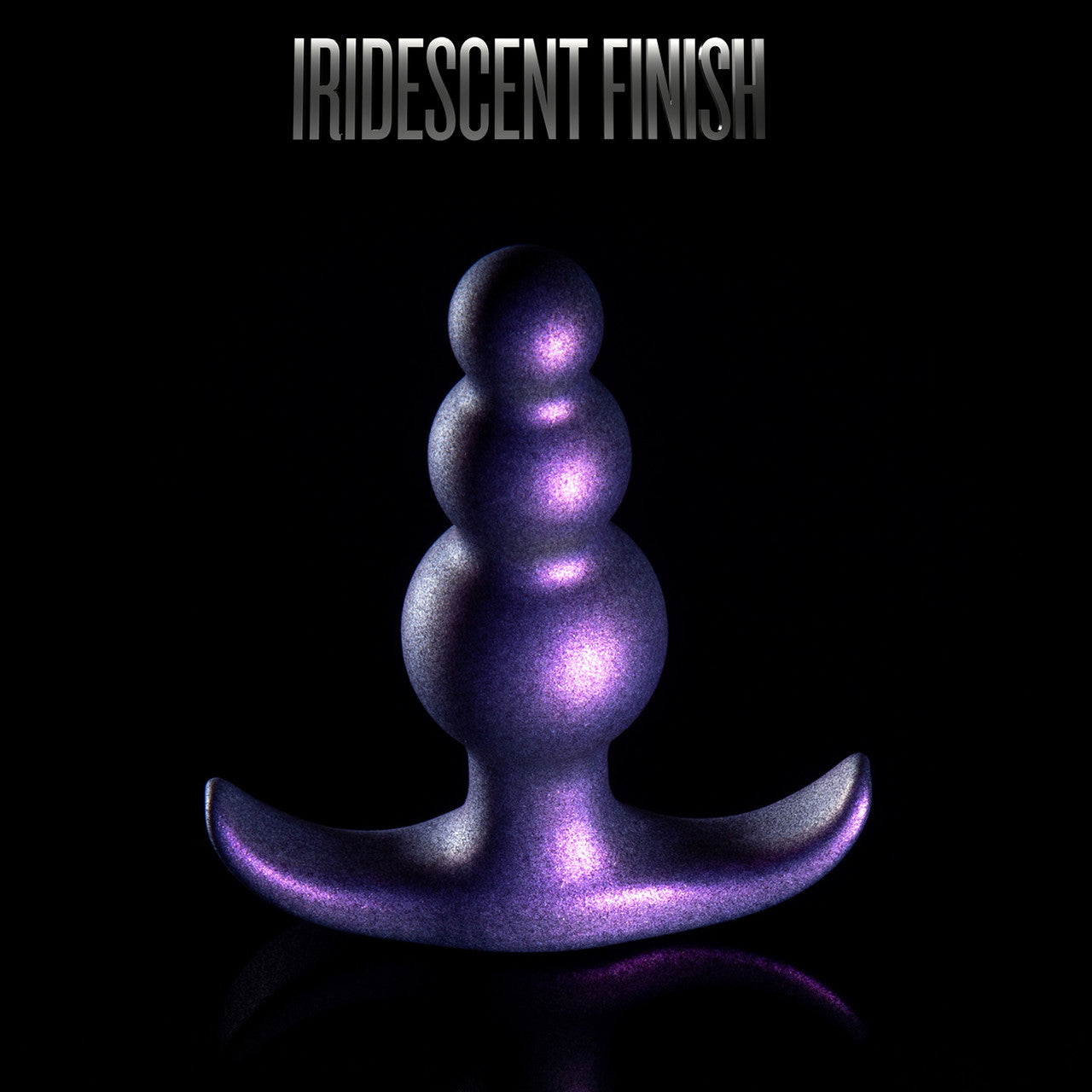 Anal Adventures Matrix Supernova Beaded Silicone Butt Plug By Blush - Galactic Purple