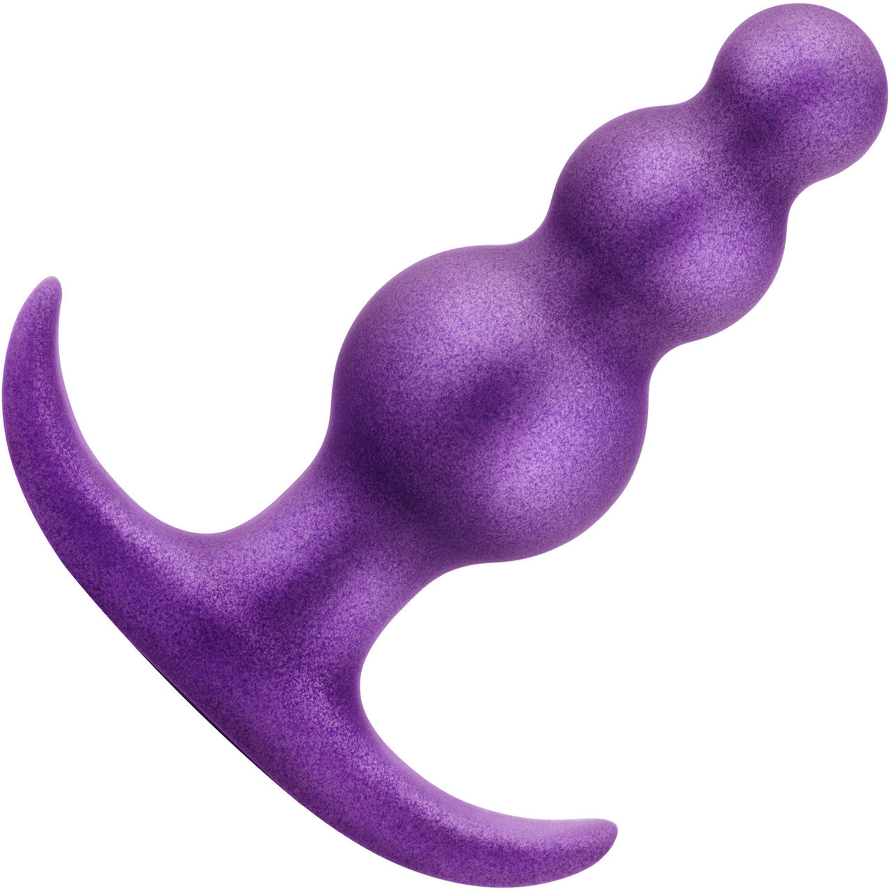Anal Adventures Matrix Supernova Beaded Silicone Butt Plug By Blush - Galactic Purple
