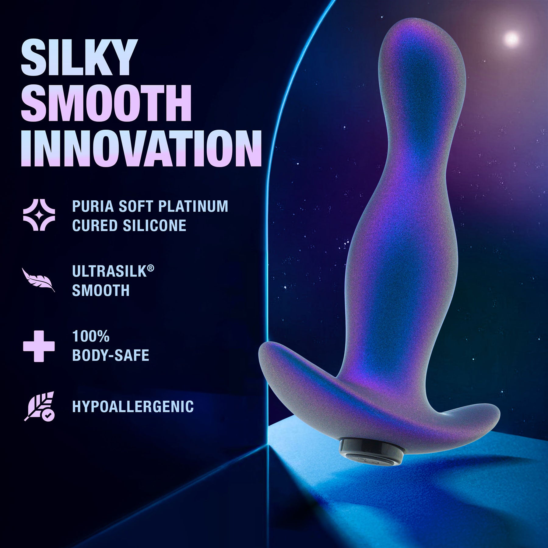 Anal Adventures Matrix Odyssey Vibrating Silicone Rechargeable Prostate Stimulator By Blush