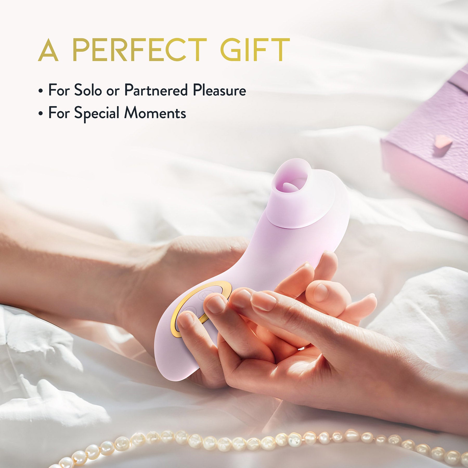 Delice Fleur Air Pulsing Rechargeable Silicone Clitoral Vibrator