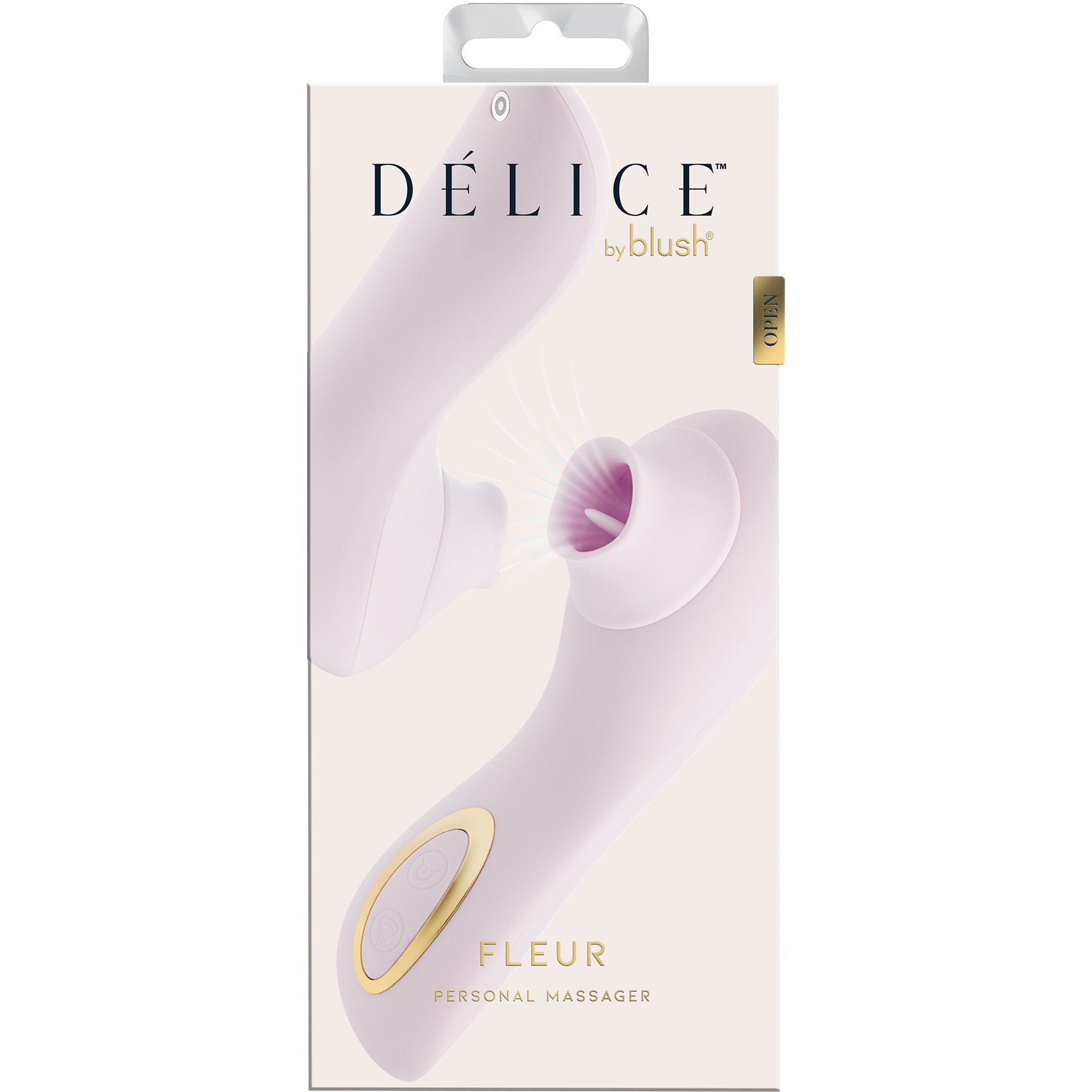 Delice Fleur Air Pulsing Rechargeable Silicone Clitoral Vibrator