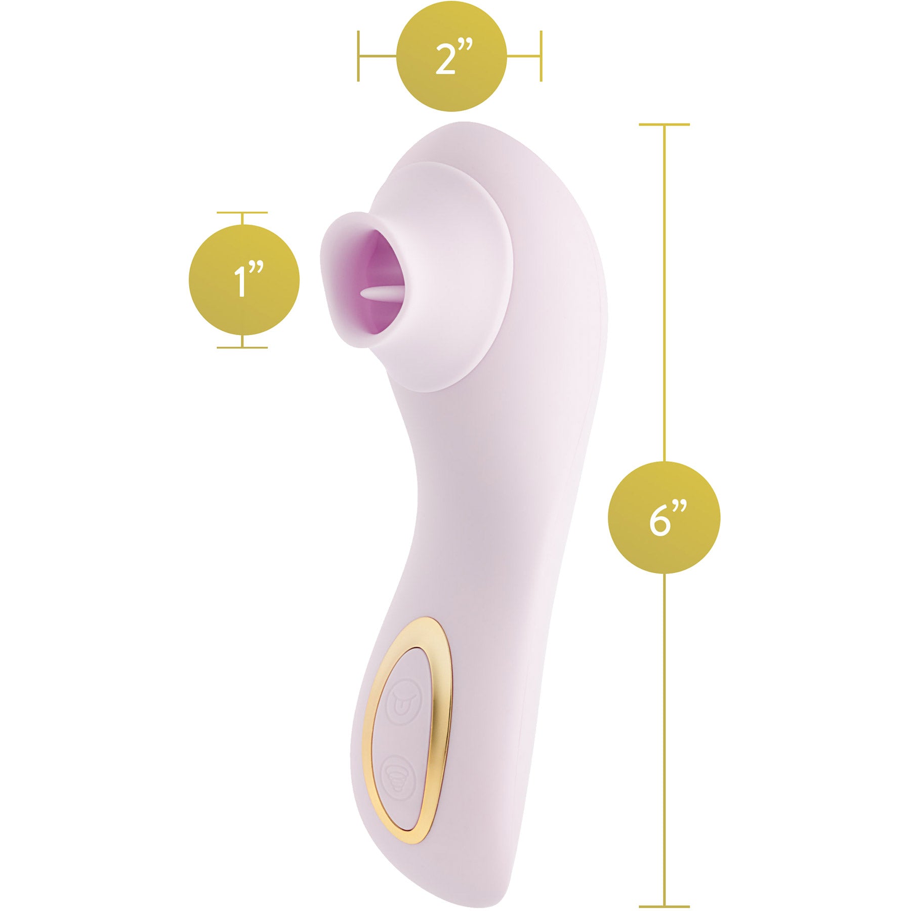 Delice Fleur Air Pulsing Rechargeable Silicone Clitoral Vibrator