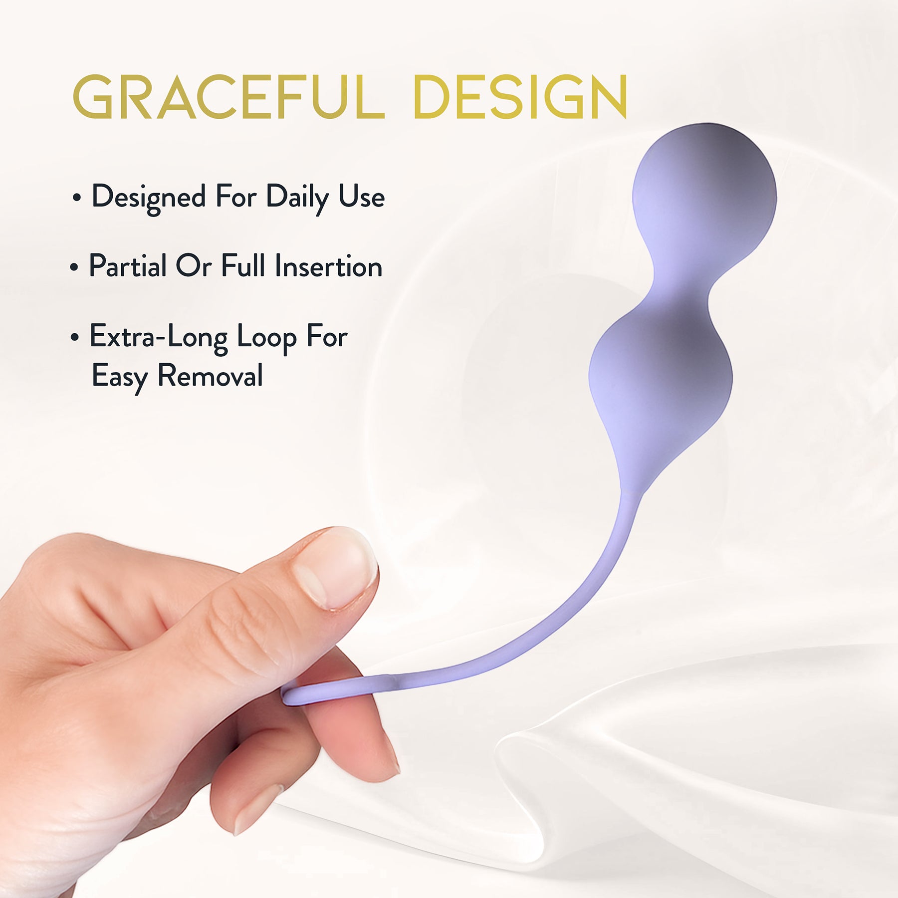 Délice Chéri Silicone Weighted Kegel Trainer By Blush