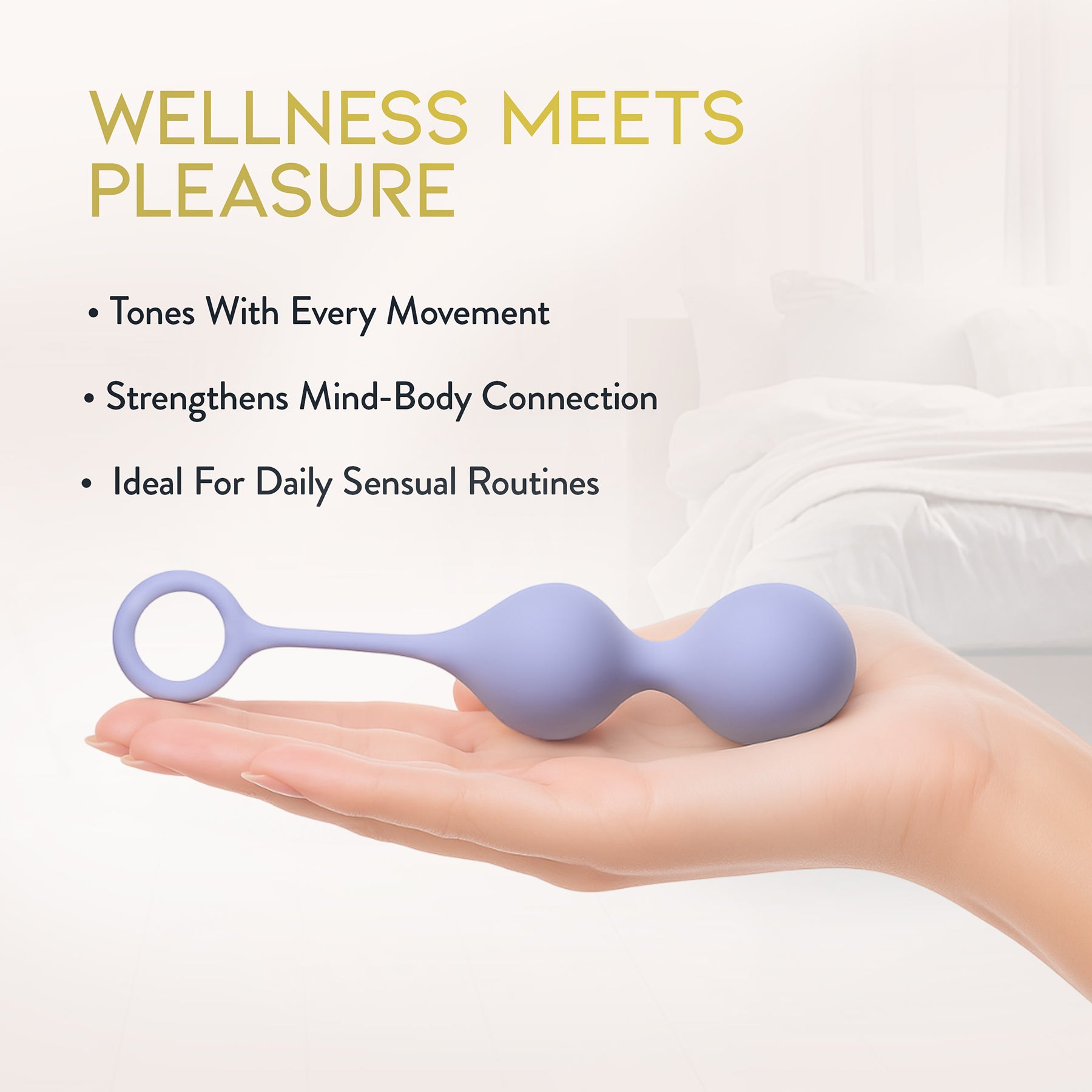Délice Chéri Silicone Weighted Kegel Trainer By Blush