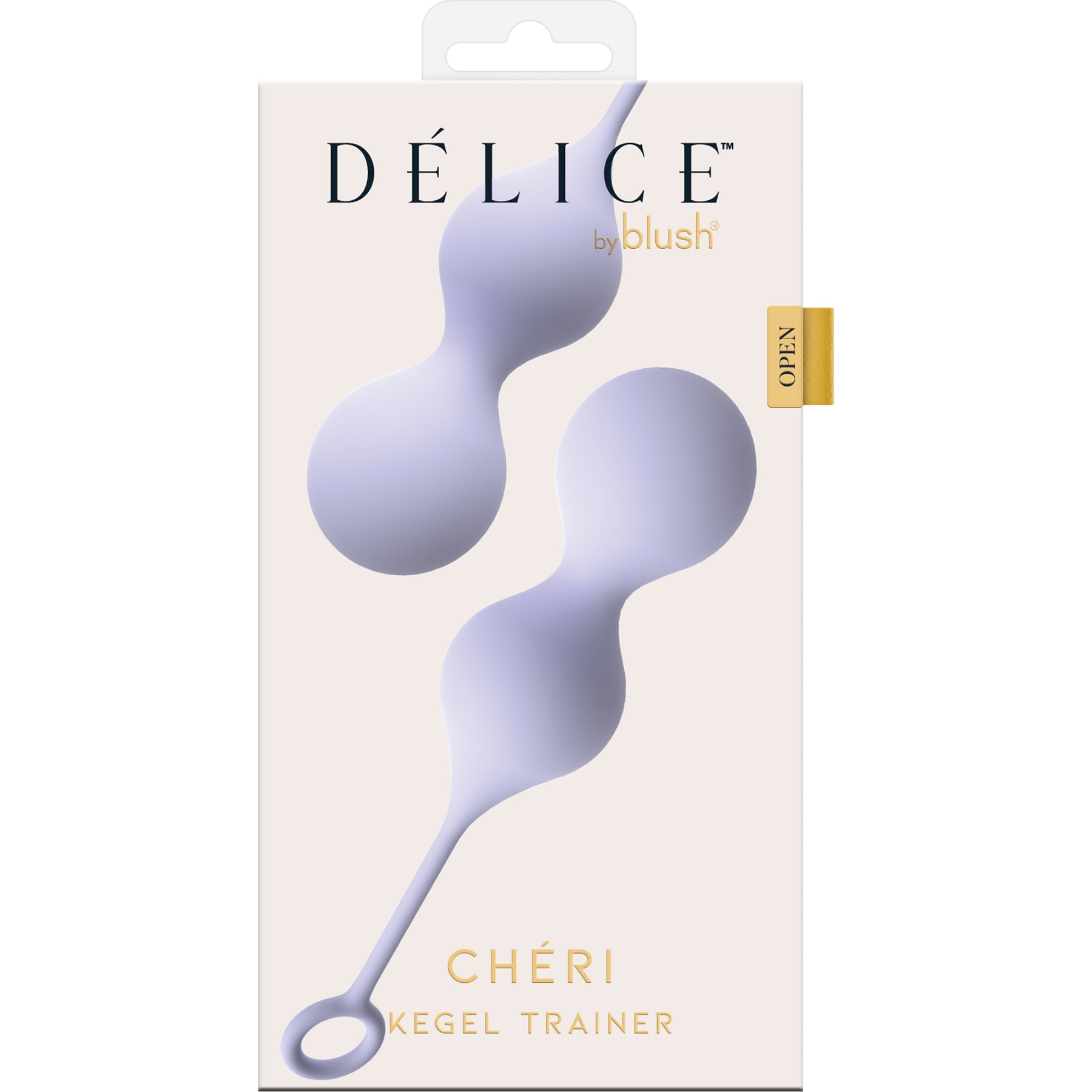 Délice Chéri Silicone Weighted Kegel Trainer By Blush