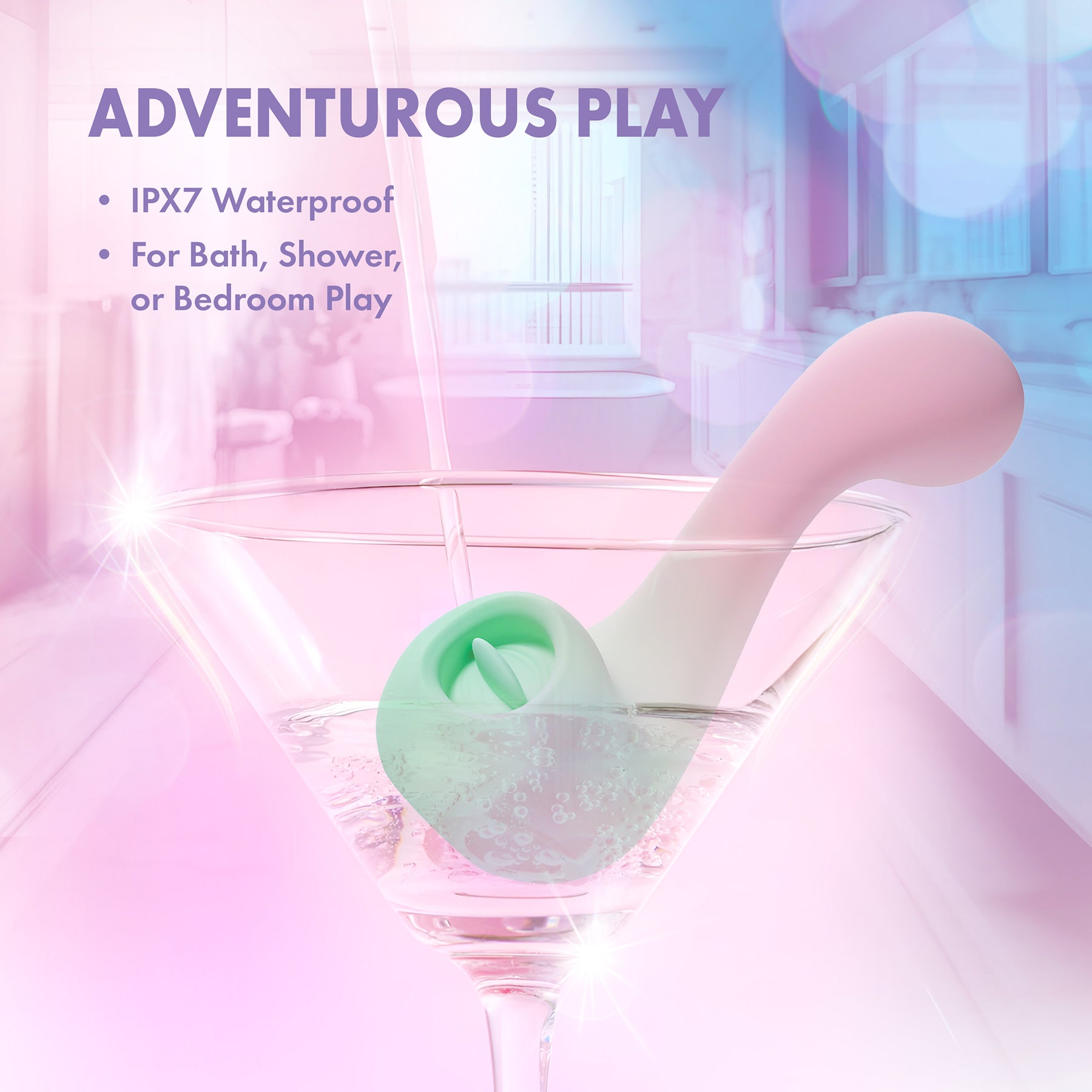 Play With Me Melody Dual-Ended Silicone Clitoral Stimulation Vibrator By Blush