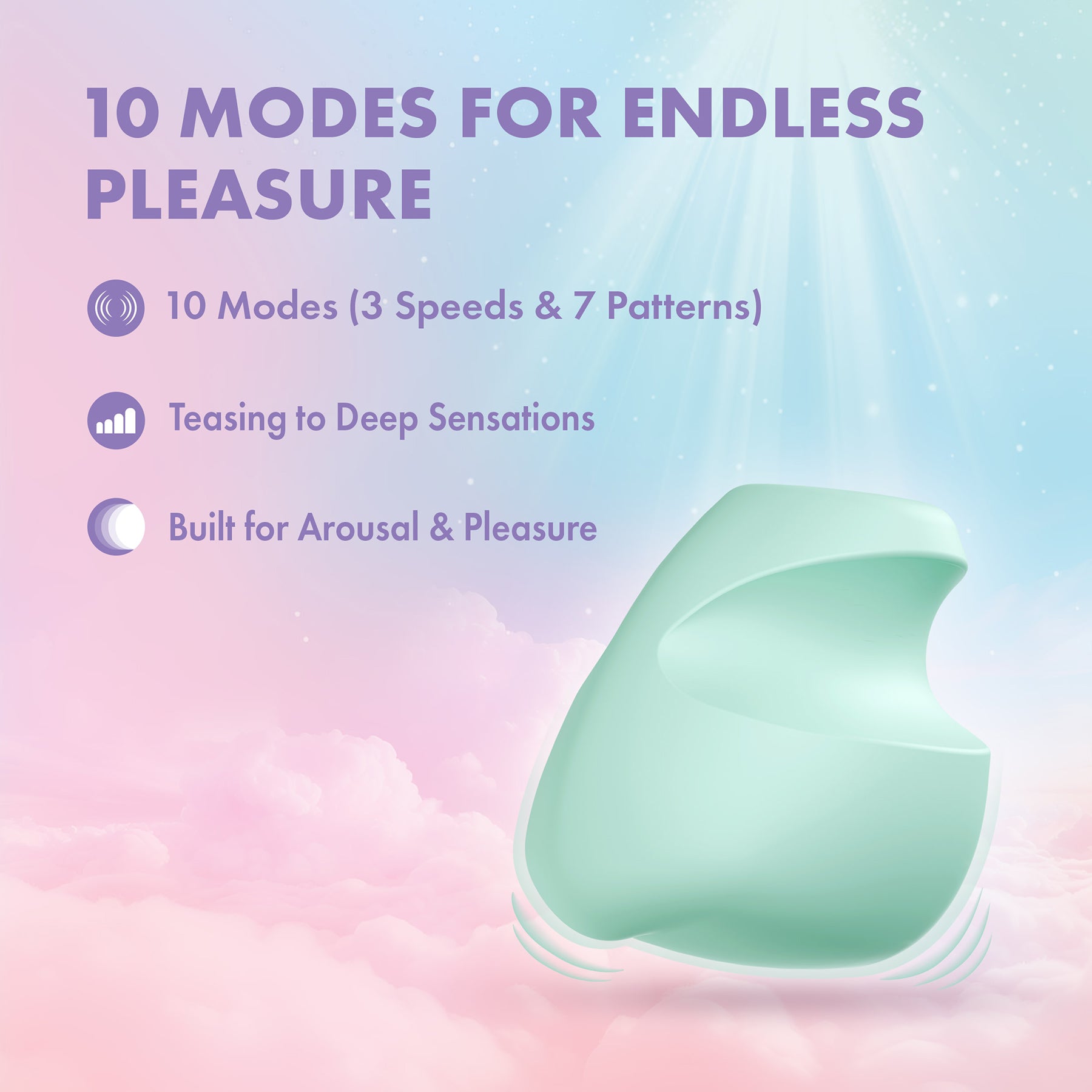 Play With Me Dream Crush Rechargeable Silicone Clitoral Stimulator By Blush