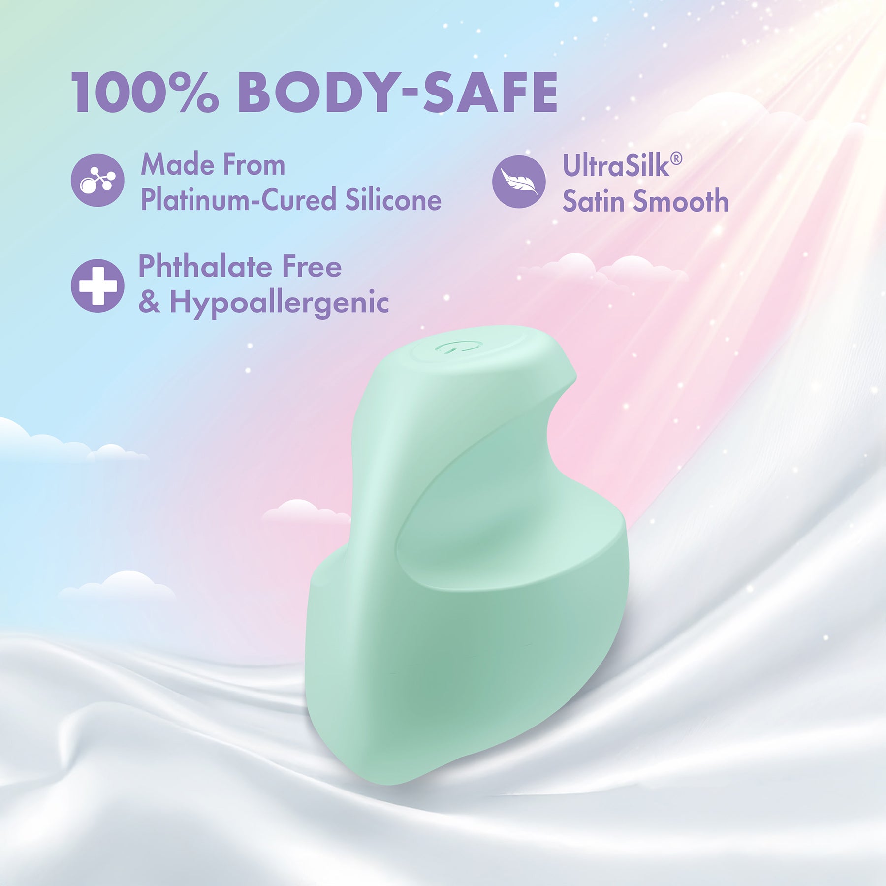 Play With Me Dream Crush Rechargeable Silicone Clitoral Stimulator By Blush