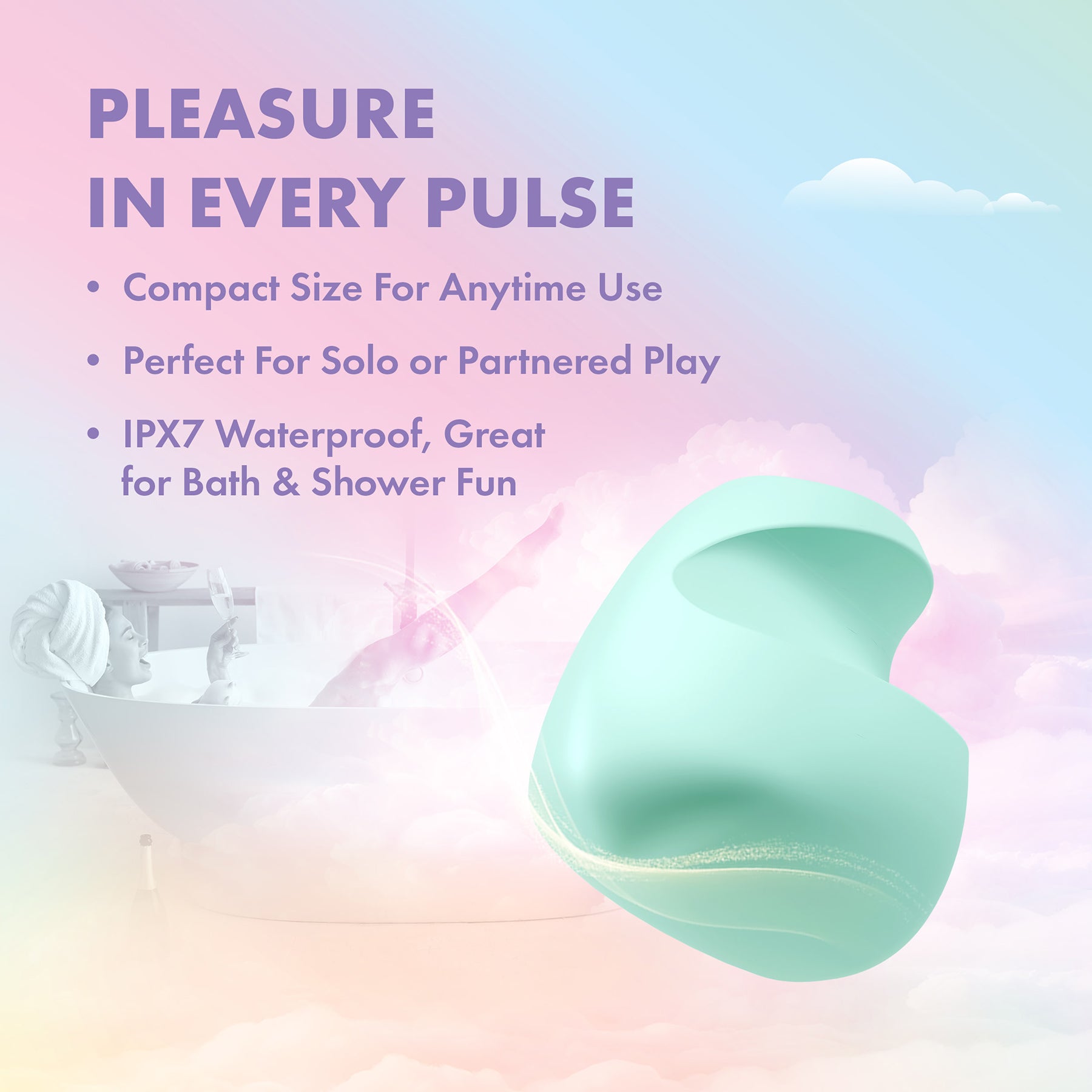 Play With Me Dream Crush Rechargeable Silicone Clitoral Stimulator By Blush