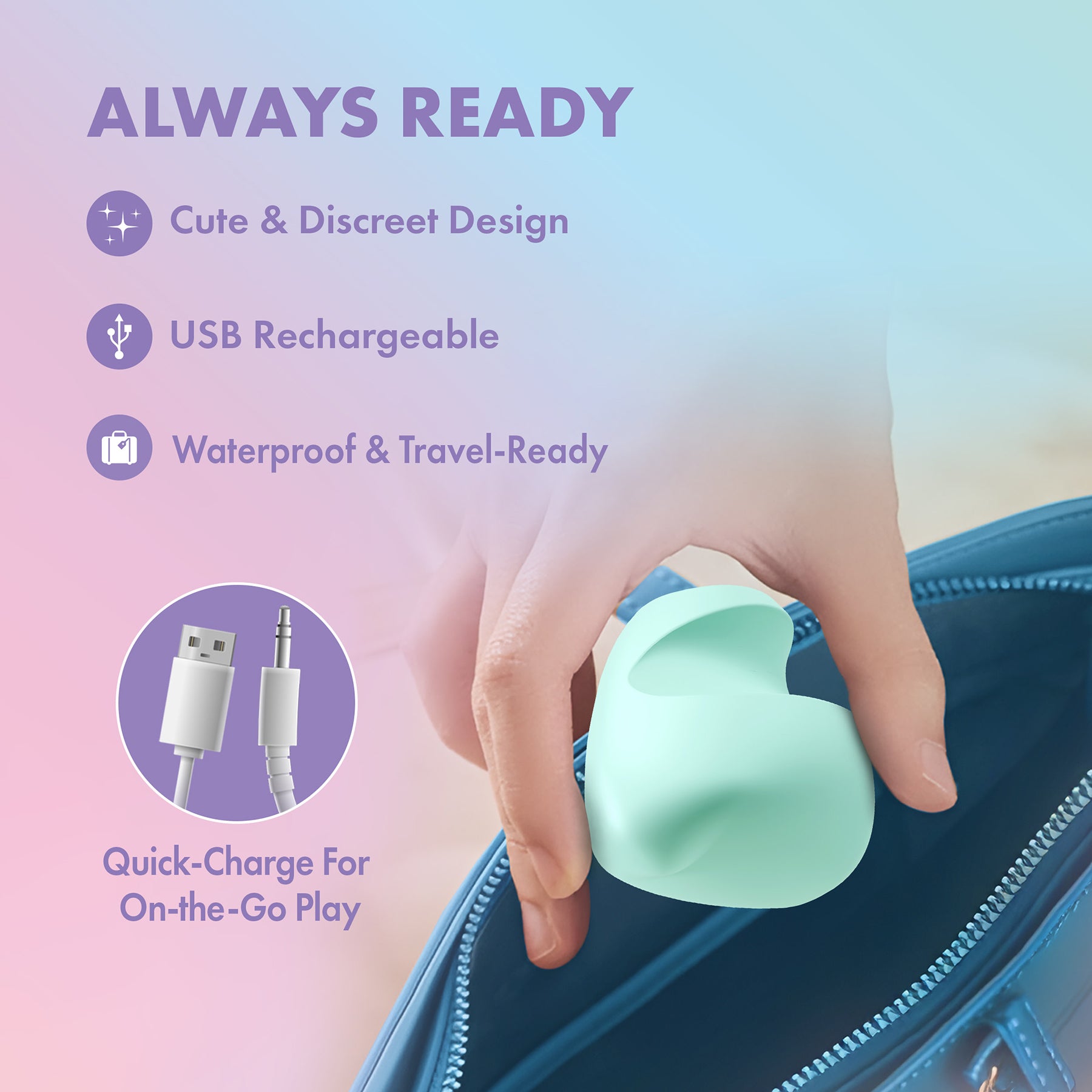 Play With Me Dream Crush Rechargeable Silicone Clitoral Stimulator By Blush