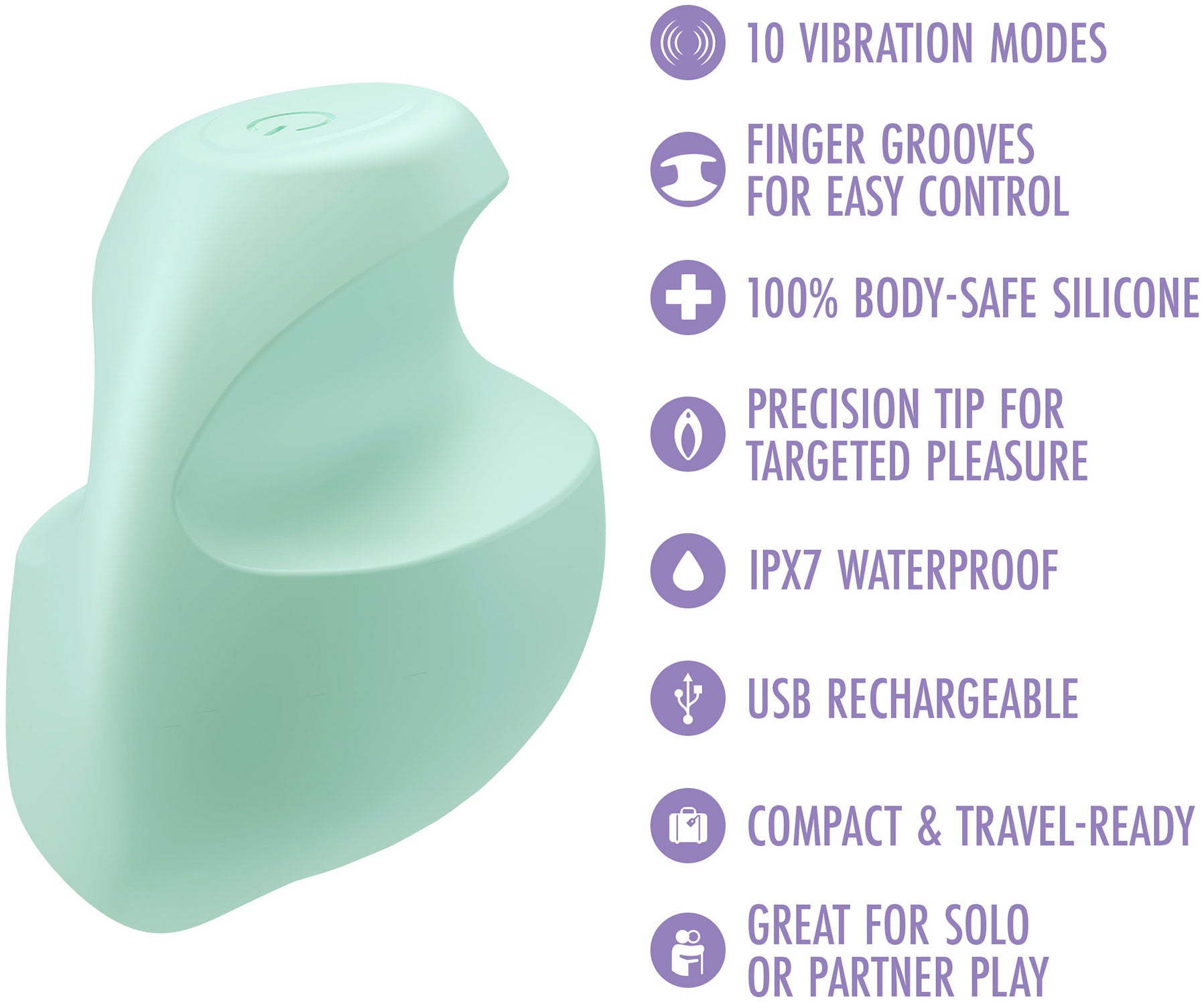Play With Me Dream Crush Rechargeable Silicone Clitoral Stimulator By Blush - Features