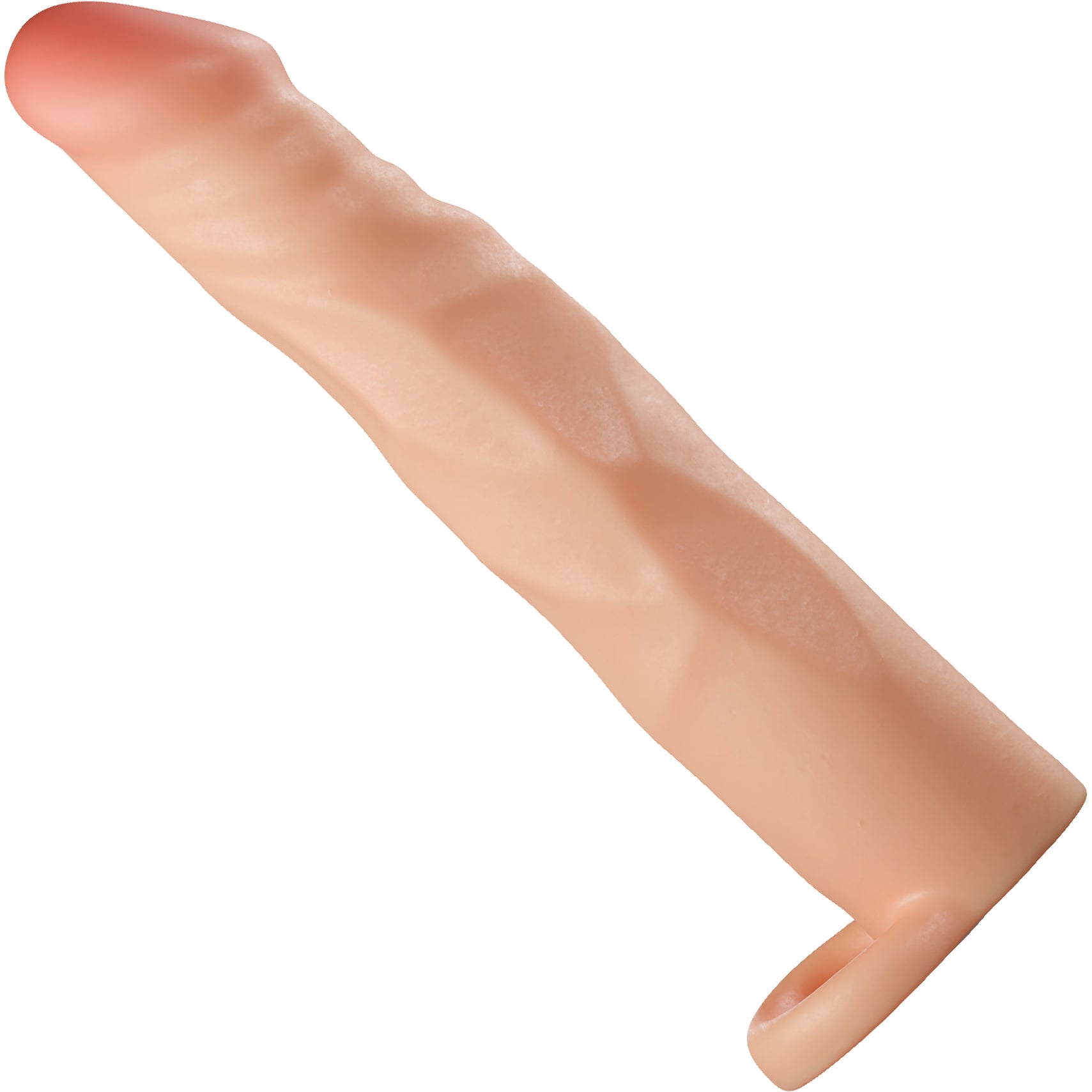 Performance Plus Fortitude Silicone Realistic Penis 2.5" Extender Sleeve With Ball Strap By Blush