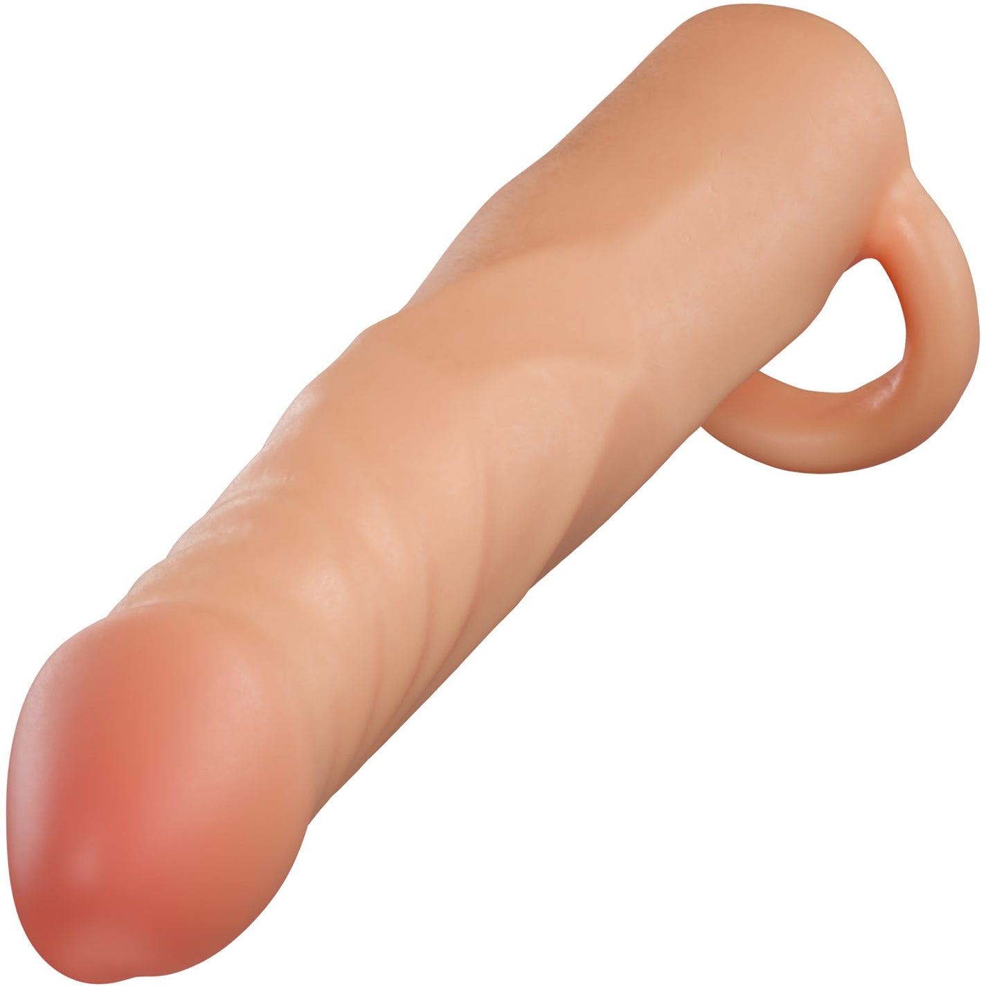 Performance Plus Fortitude Silicone Realistic Penis 2.5" Extender Sleeve With Ball Strap By Blush