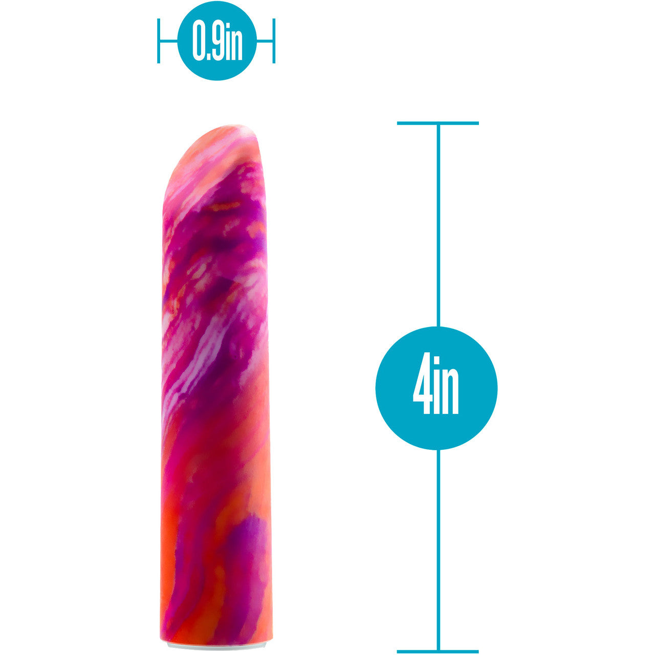 Limited Addiction Fiery Rechargeable Waterproof Power Vibe By Blush - Coral