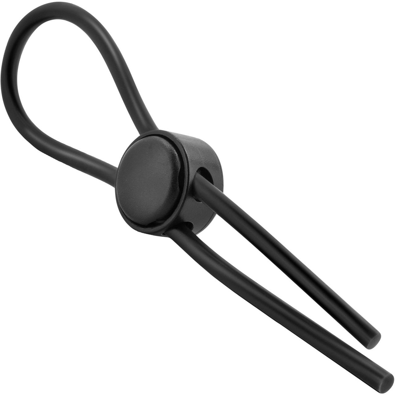 Stay Hard Silicone Loop Cock Ring By Blush Novelties - Black
