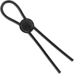 Stay Hard Silicone Loop Cock Ring By Blush Novelties - Black