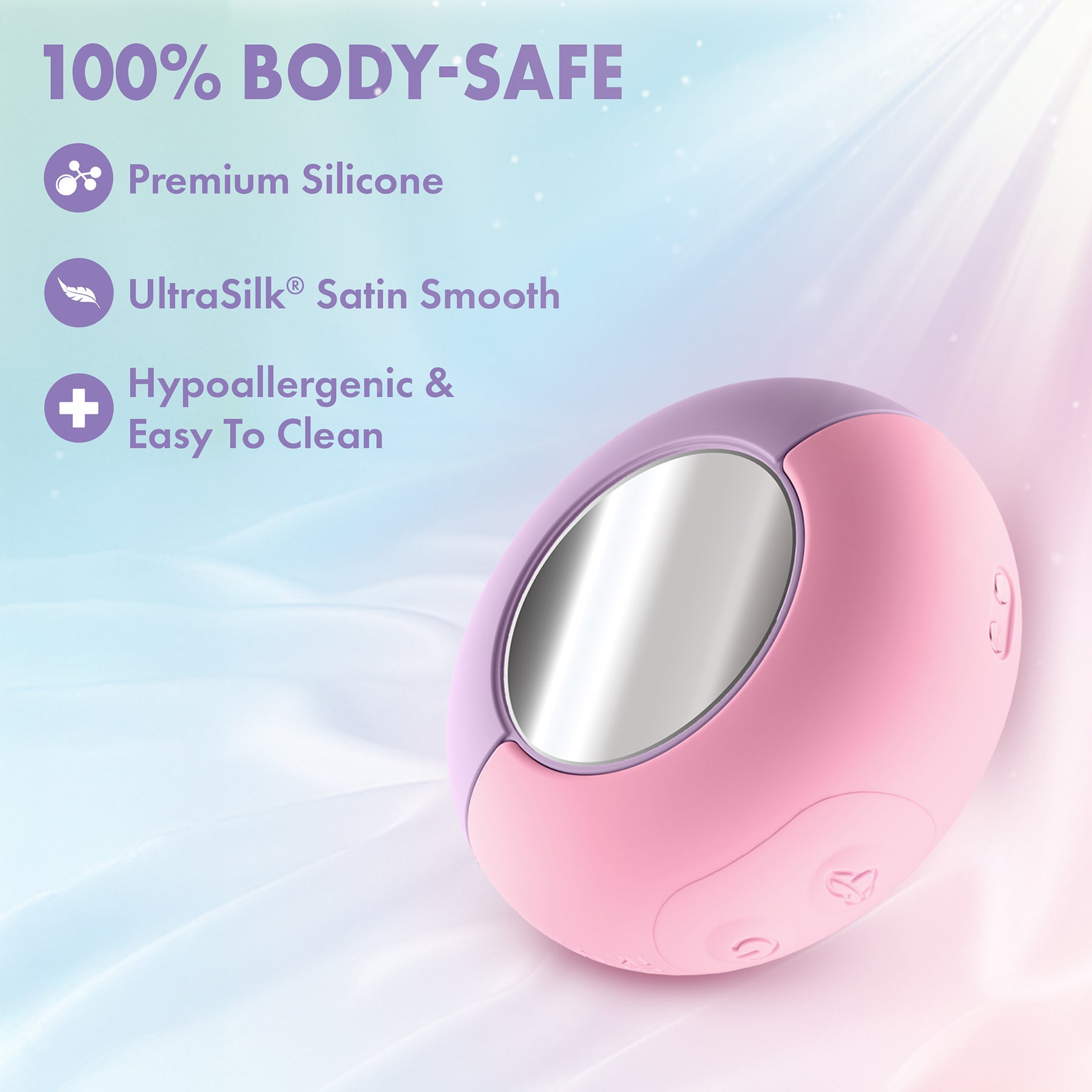 Play With Me Pout & Play Discreet Silicone Double Ended Vibrator By Blush