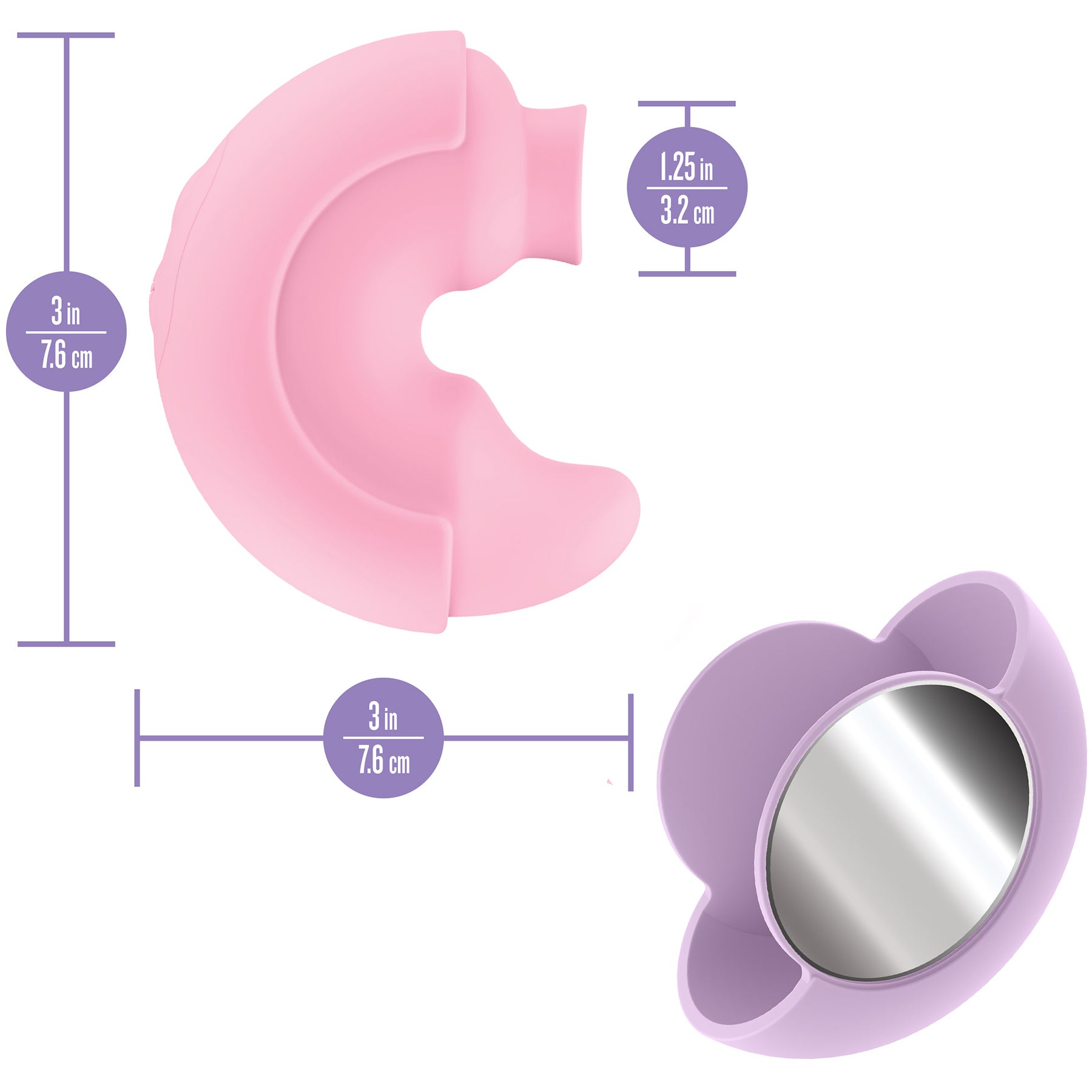 Play With Me Pout & Play Discreet Silicone Double Ended Vibrator By Blush