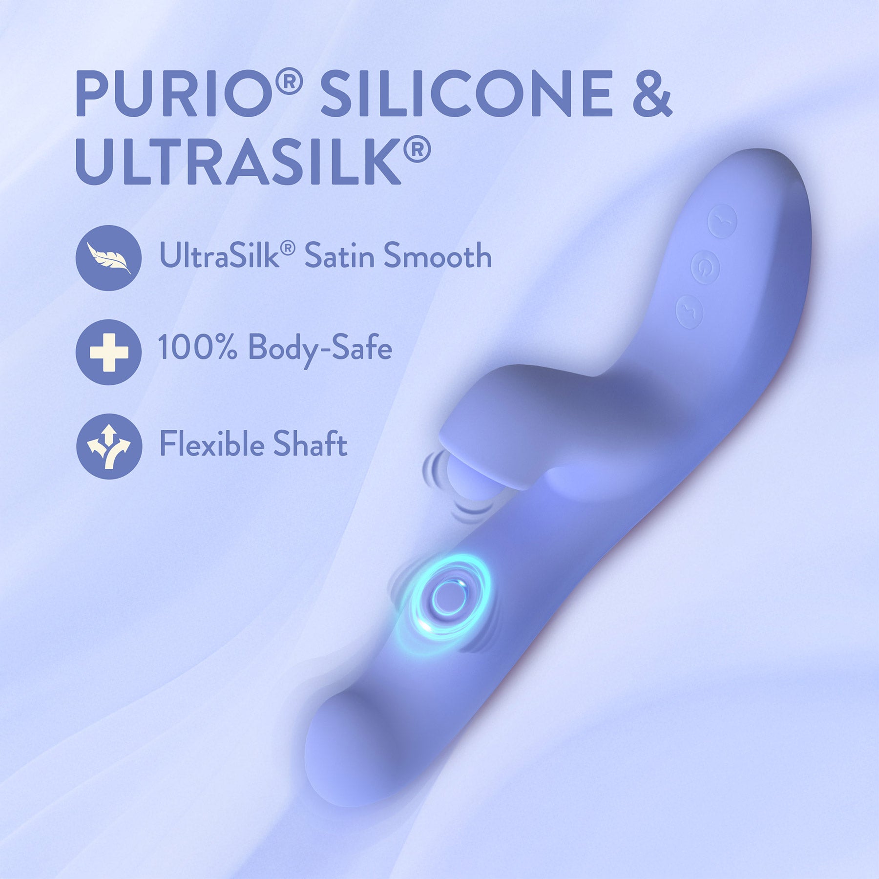 Simone Rechargeable Silicone Warming Tapping Rabbit Vibrator By Blush