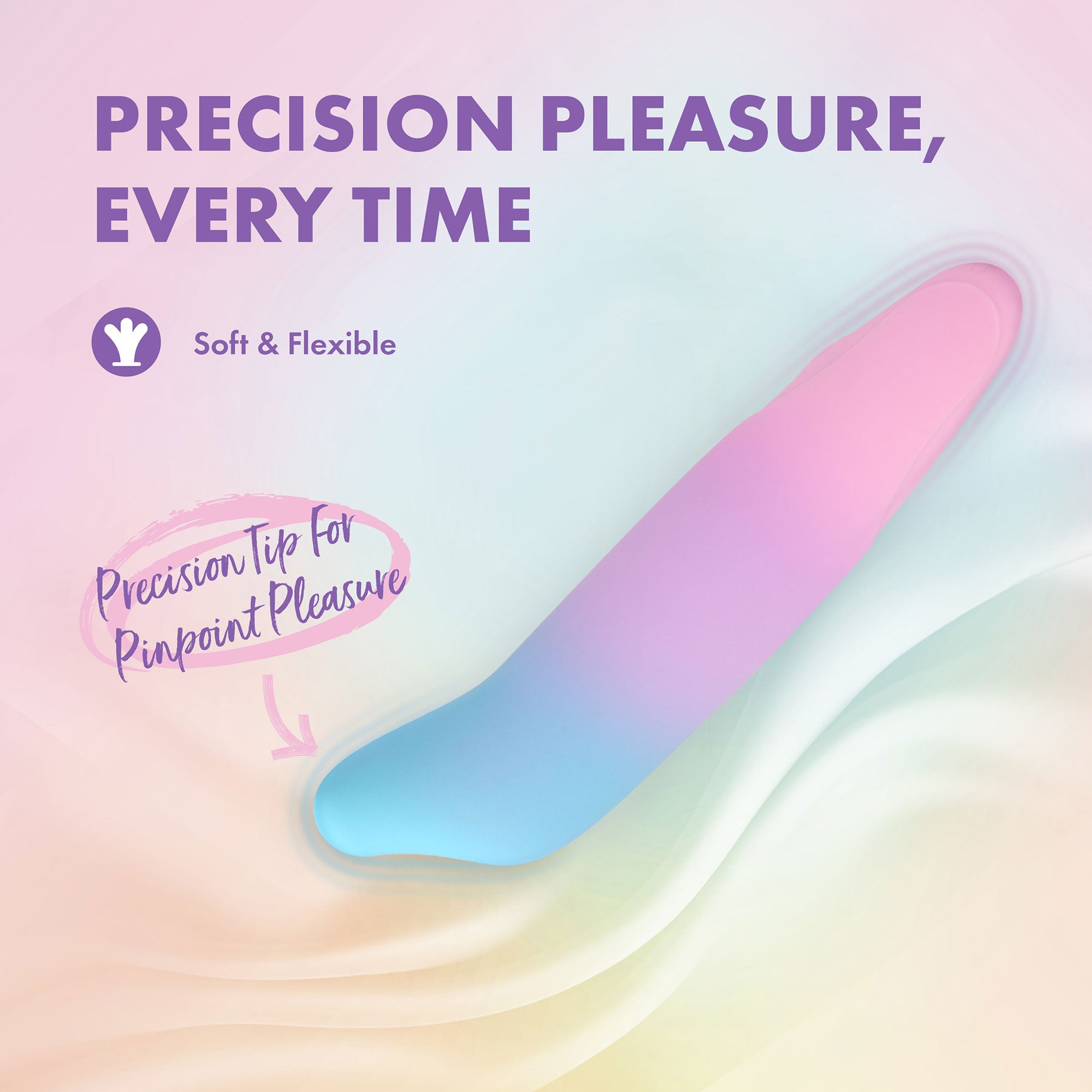 Play With Me Dolphin Kisses Rechargeable Silicone G-Spot Bullet Vibrator By Blush