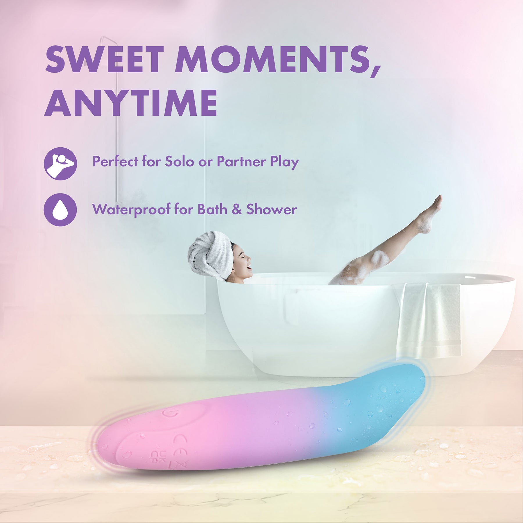 Play With Me Dolphin Kisses Rechargeable Silicone G-Spot Bullet Vibrator By Blush