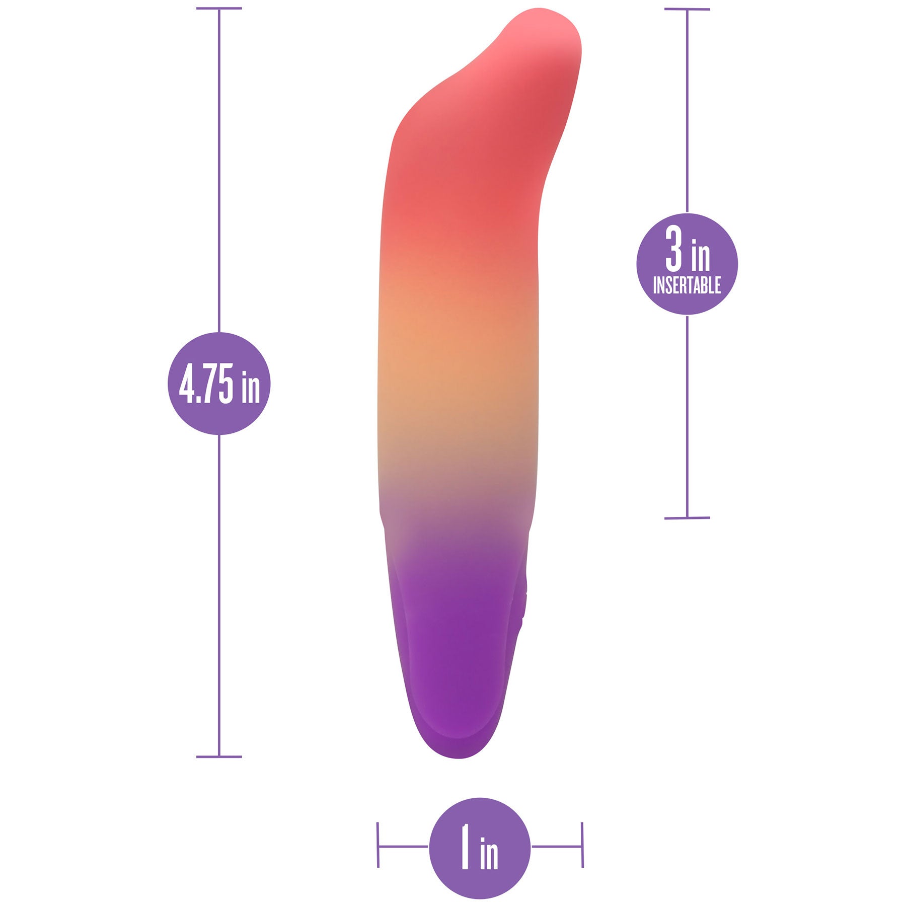 Play With Me Dolphin Dreams Rechargeable Silicone G-Spot Bullet Vibrator By Blush