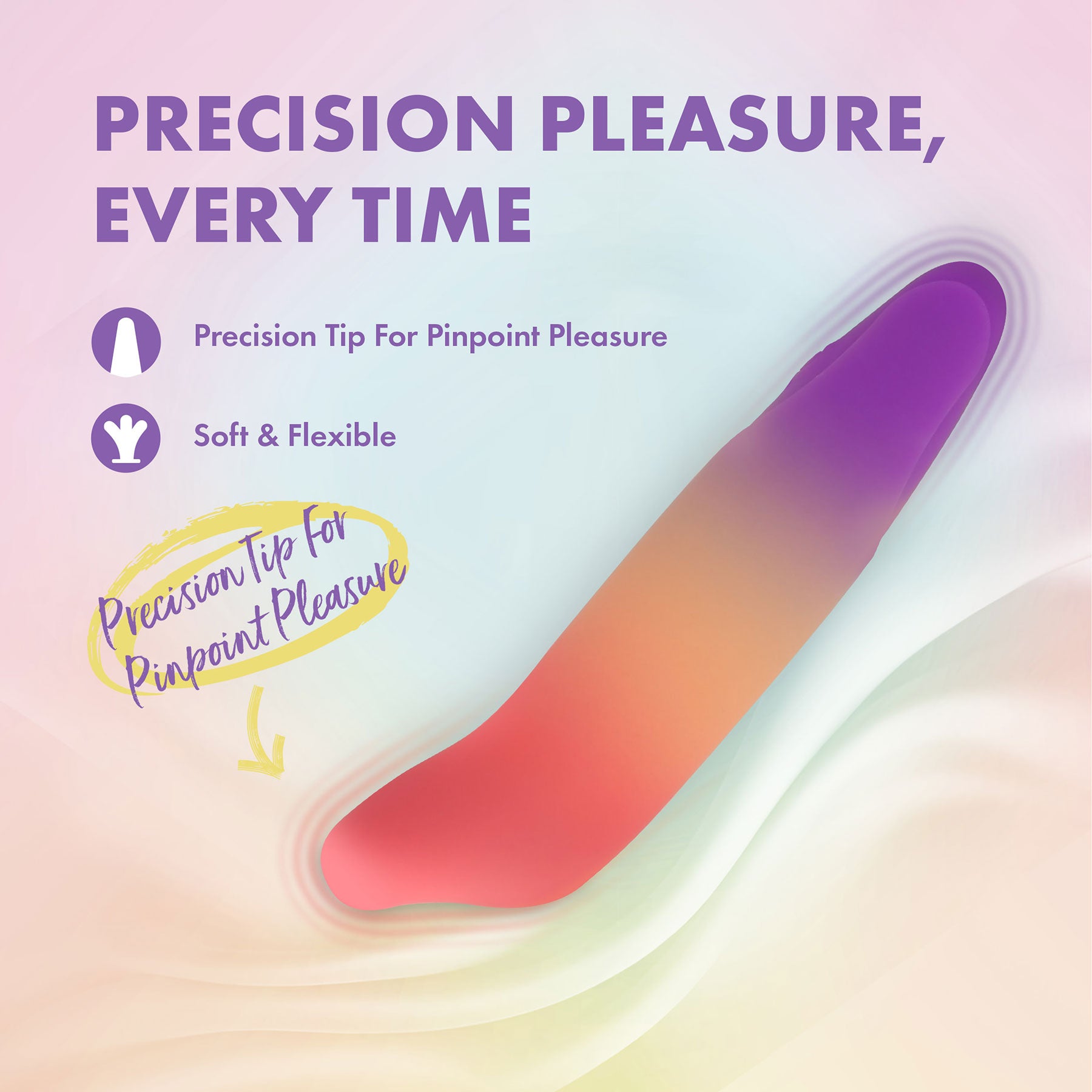 Play With Me Dolphin Dreams Rechargeable Silicone G-Spot Bullet Vibrator By Blush