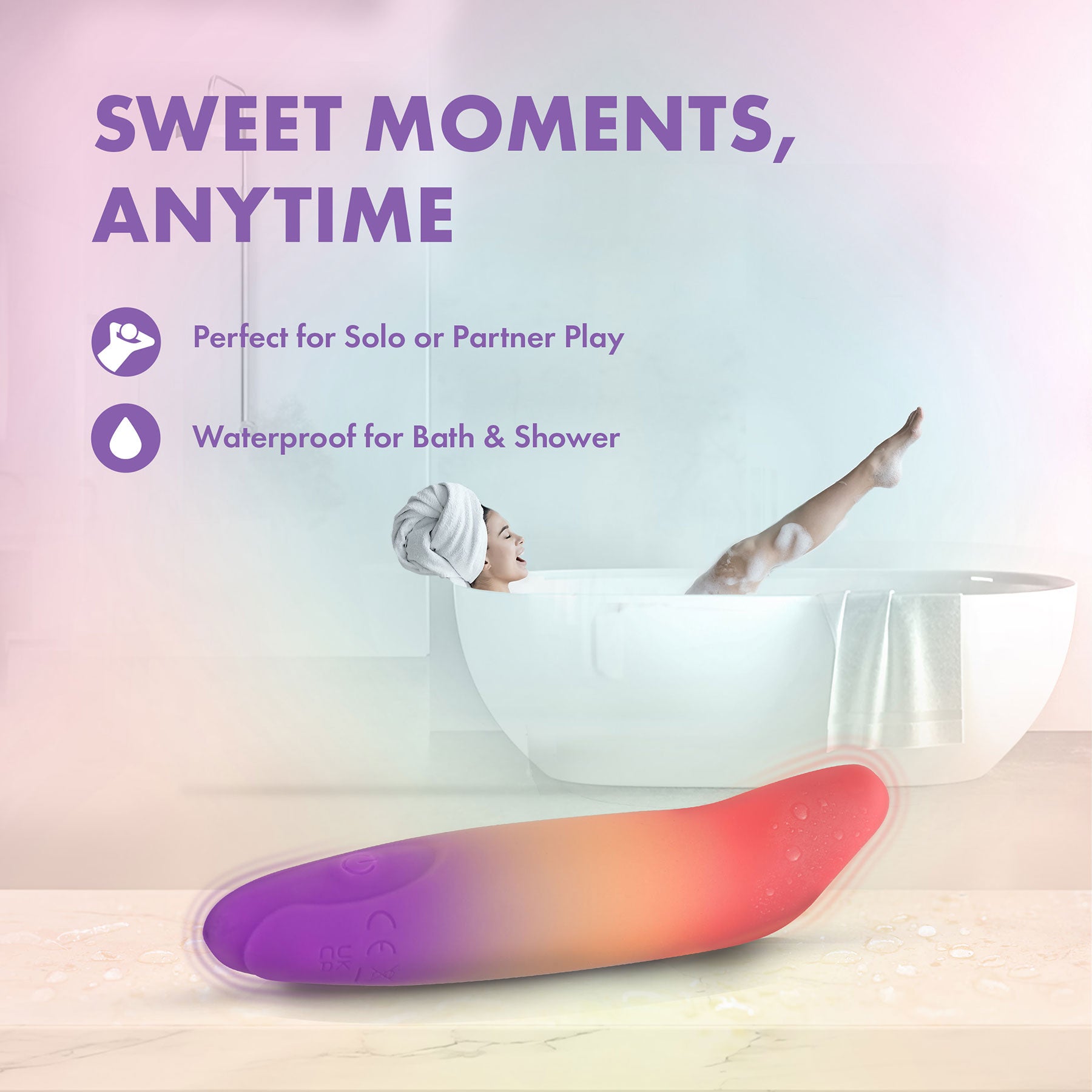 Play With Me Dolphin Dreams Rechargeable Silicone G-Spot Bullet Vibrator By Blush