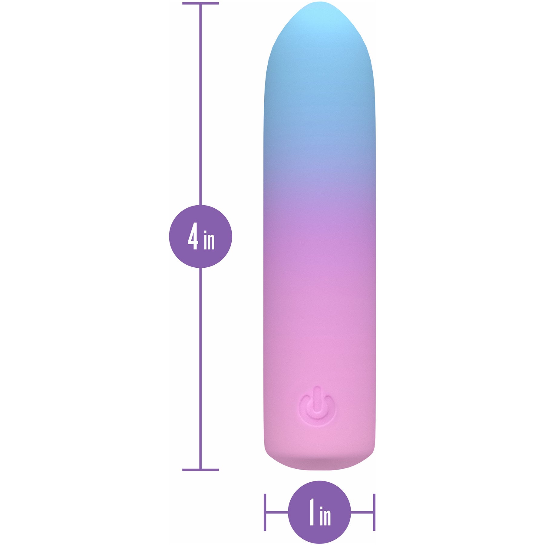 Play With Me Bullet Rechargeable Silicone Vibrator By Blush - Berry Burst