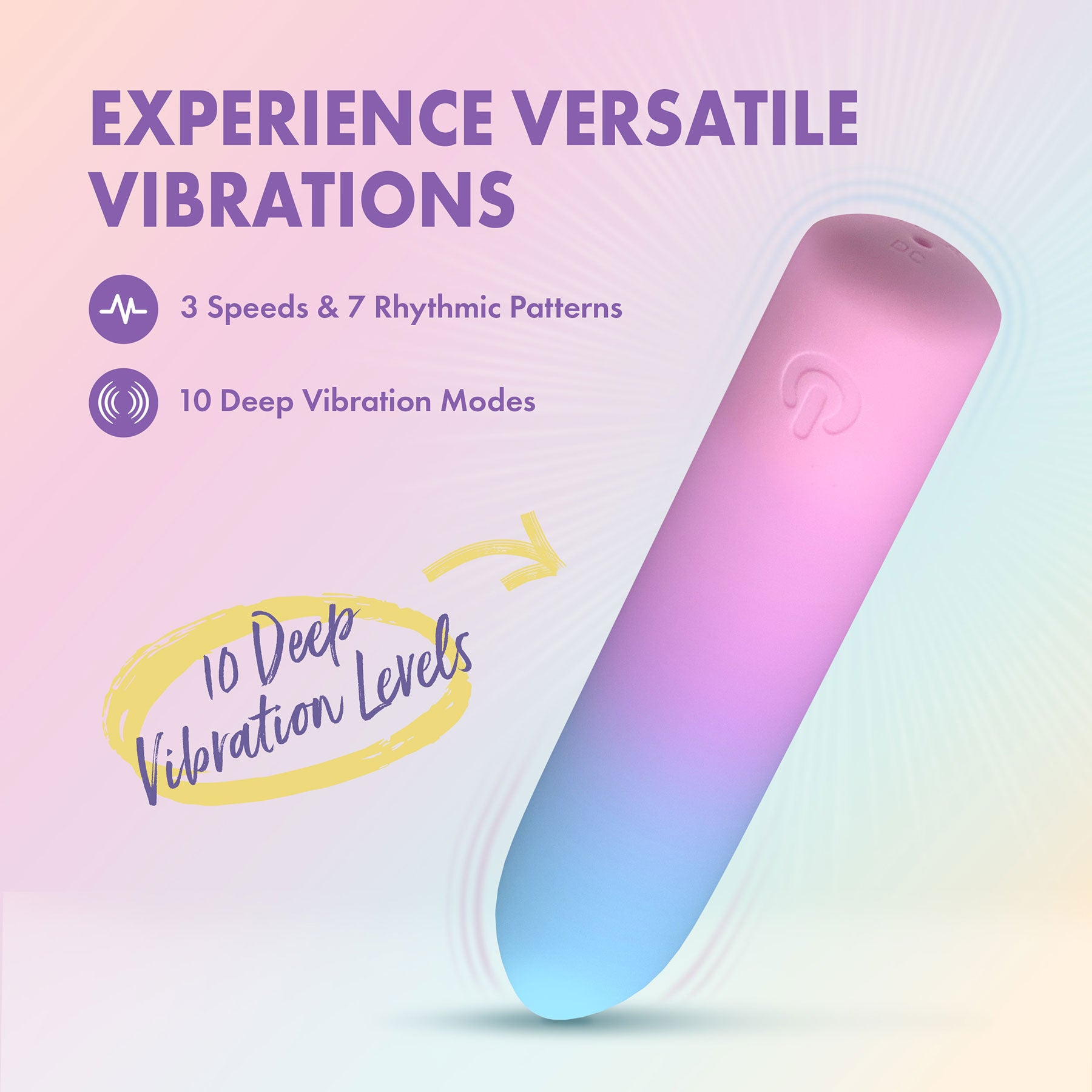 Play With Me Bullet Rechargeable Silicone Vibrator By Blush - Berry Burst