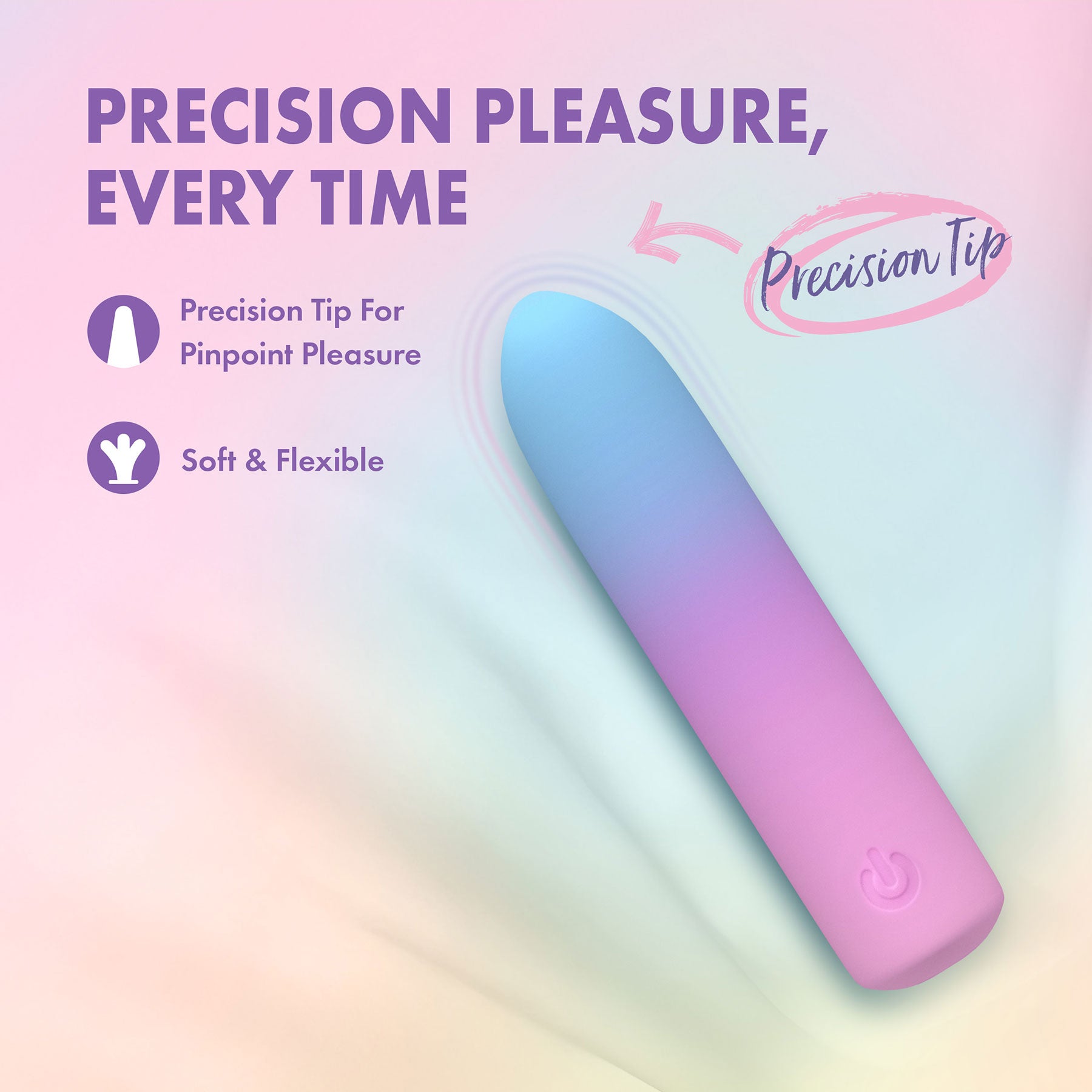 Play With Me Bullet Rechargeable Silicone Vibrator By Blush - Berry Burst