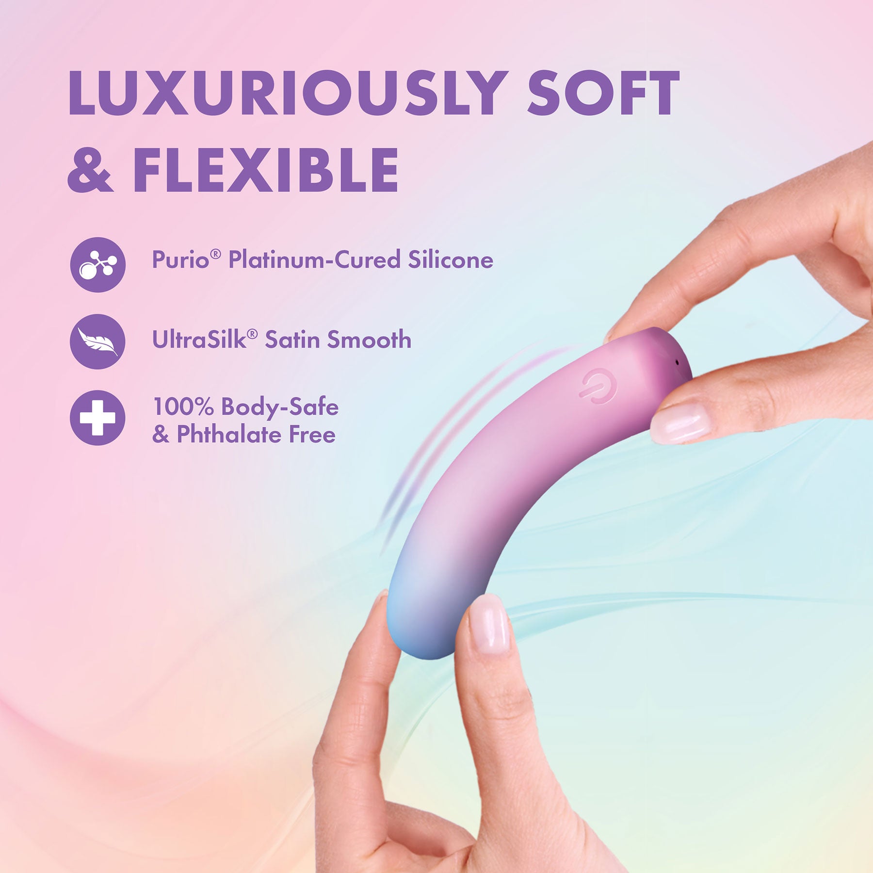 Play With Me Bullet Rechargeable Silicone Vibrator By Blush - Berry Burst