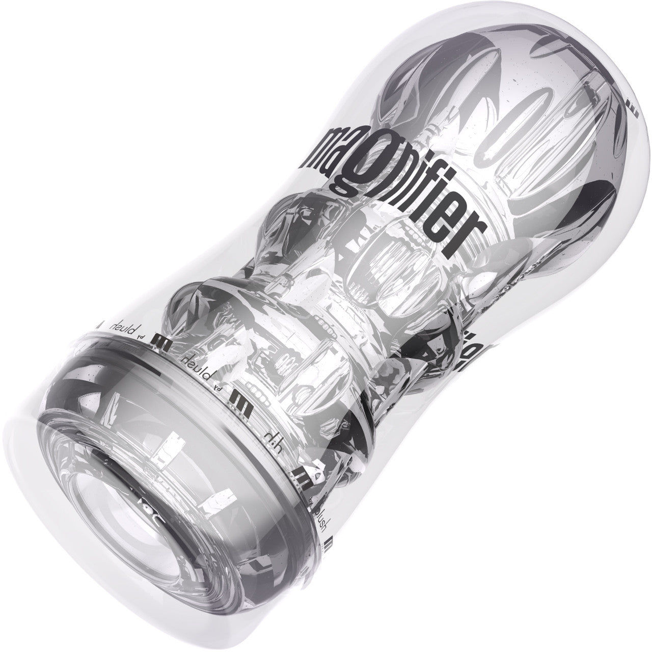 M For Men Soft And Wet Magnifier Open Ended Multi Chambered Stroker Penis Masturbator By Blush