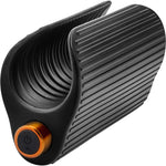 M Elite Platinum Wrapt Vibrating Rechargeable Silicone Penis Masturbator By Blush - Black