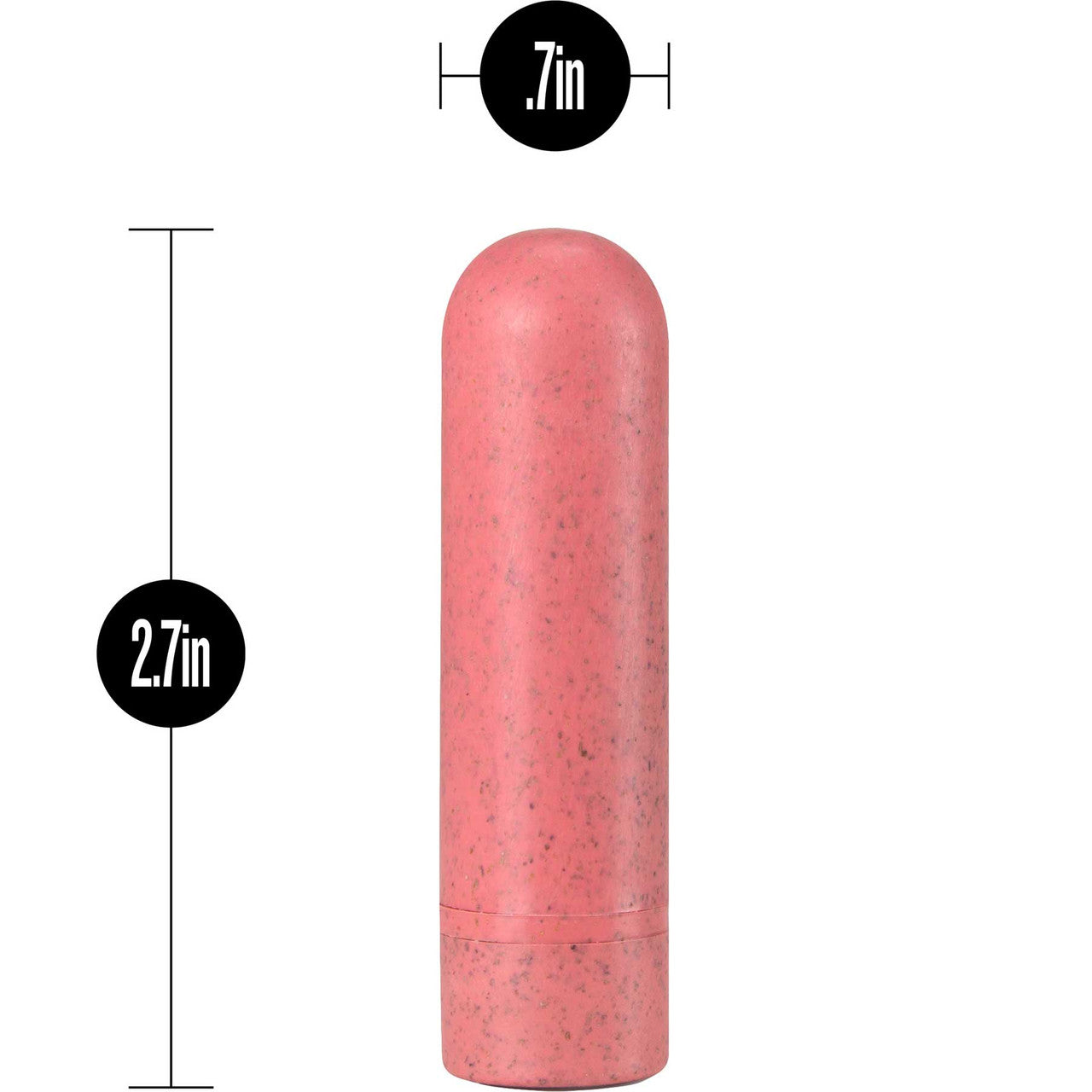 Gaia Eco Biodegradable & Recyclable Rechargeable Bullet Vibrator By Blush - Coral