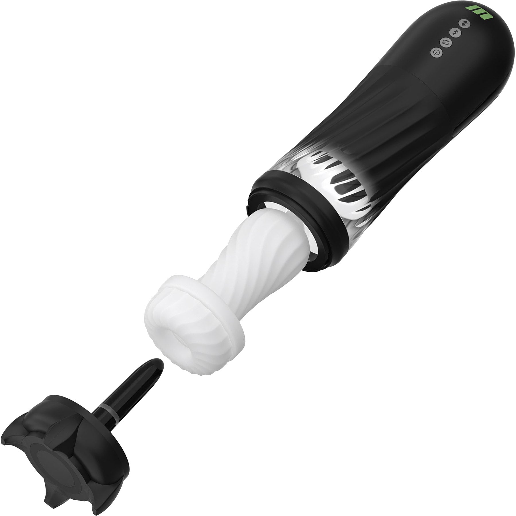 M For Men Quantum X Rechargeable Penis Stroker With Vibration
