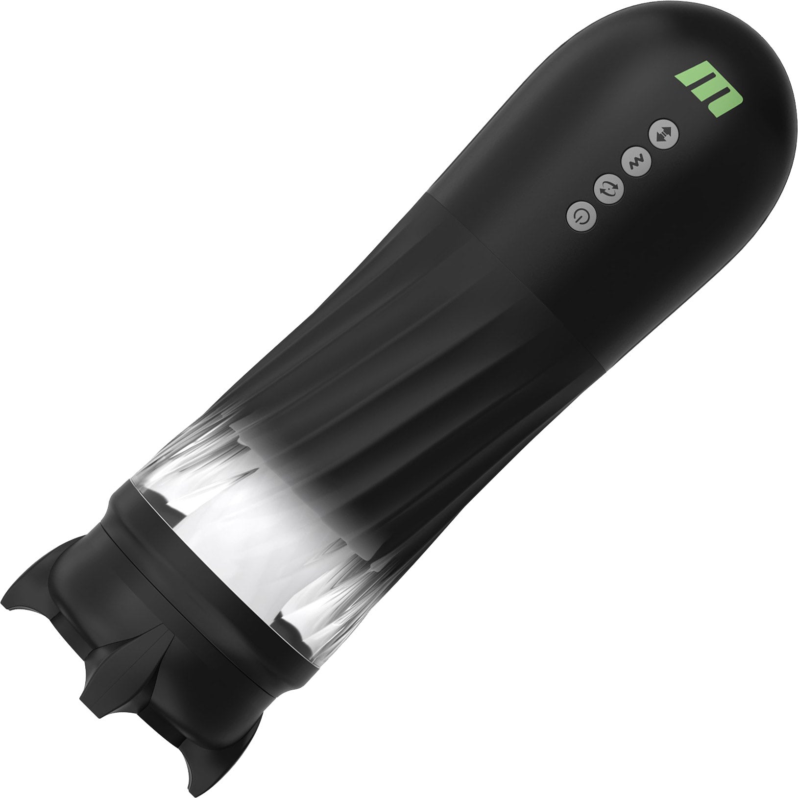 M For Men Quantum X Rechargeable Penis Stroker With Vibration M For Men Quantum X Rechargeable Penis Stroker With Vibration