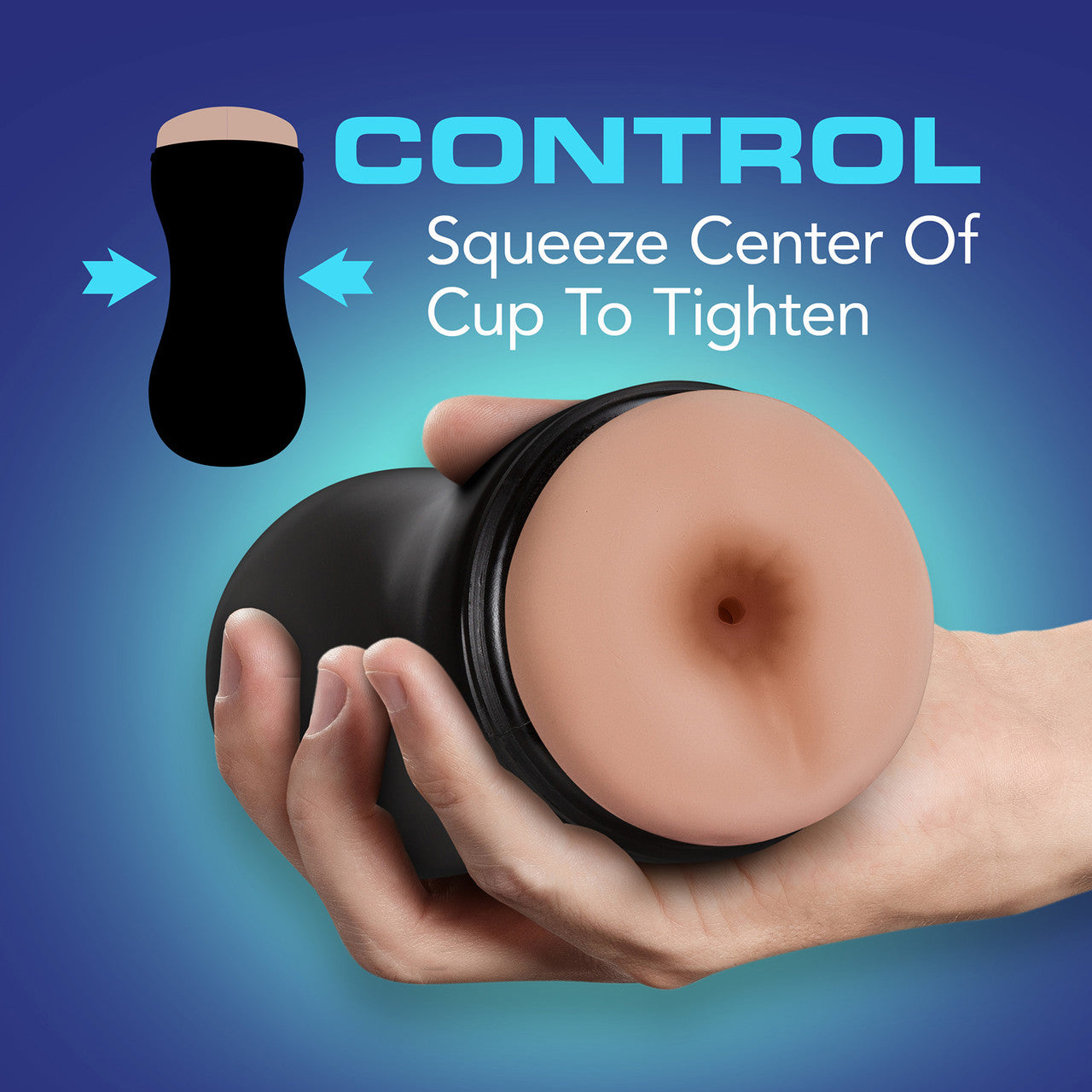 Coverboy The Surfer Dude Self Lubricating Anal Penis Stroker By Blush - Vanilla