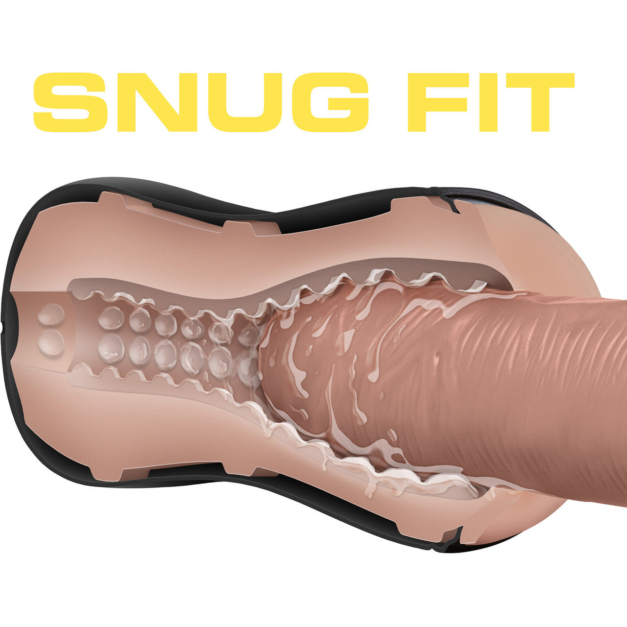 Coverboy The Surfer Dude Self Lubricating Anal Penis Stroker By Blush - Vanilla