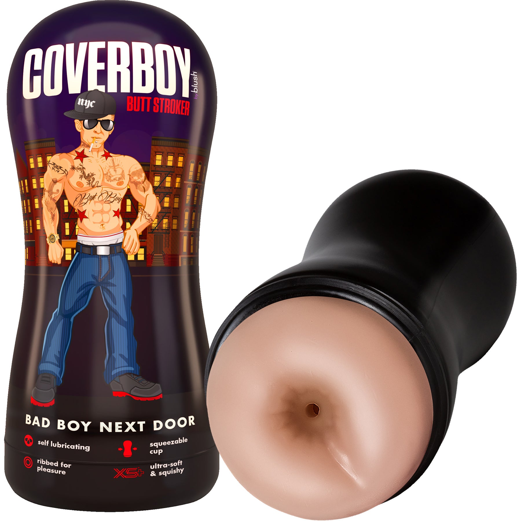 Coverboy The Bad Boy Next Door Self Lubricating Anal Penis Stroker By Coverboy The Bad Boy Next Door Self Lubricating Anal Penis Stroker By