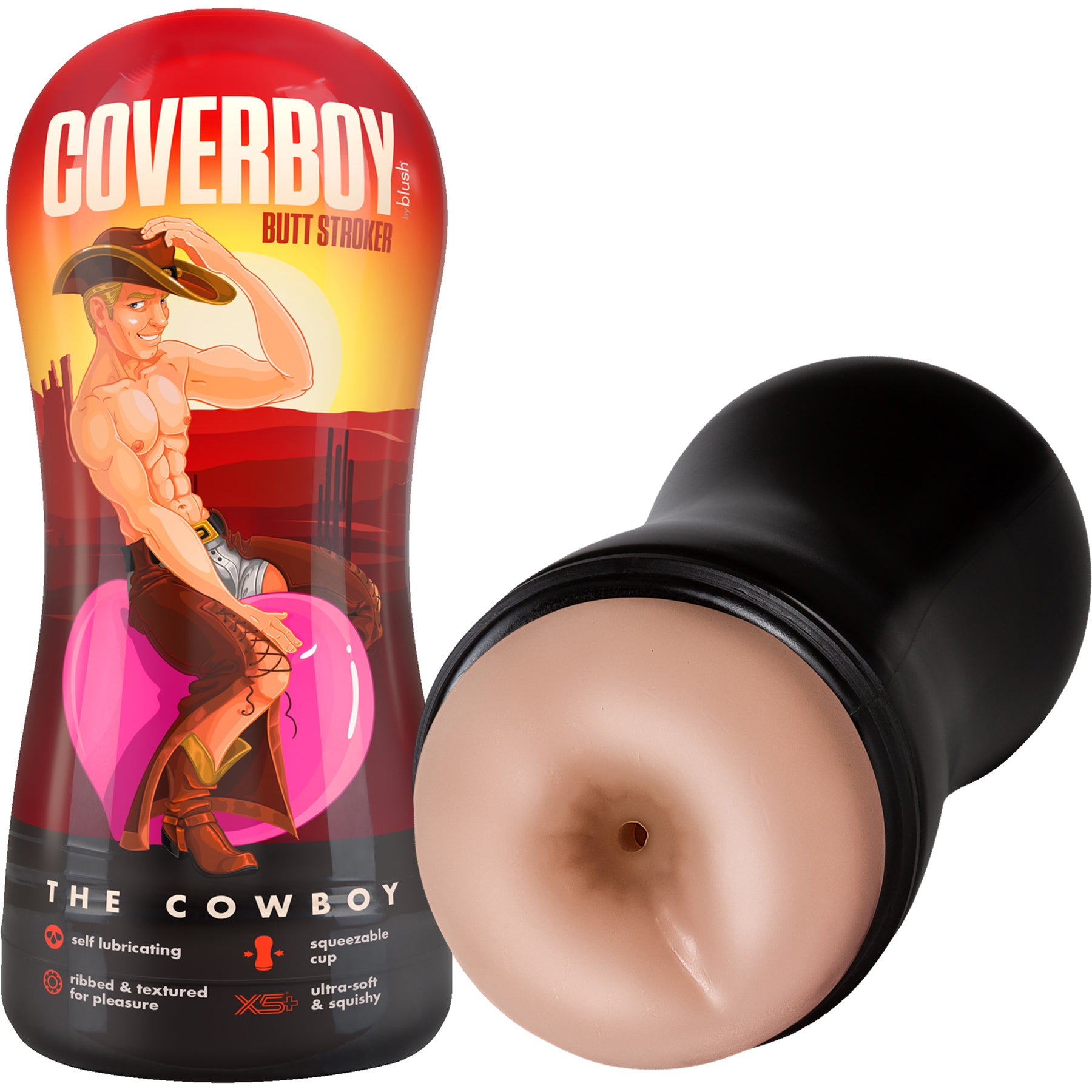 Coverboy The Cowboy Self Lubricating Anal Penis Stroker By Blush - Van Coverboy The Cowboy Self Lubricating Anal Penis Stroker By Blush - Van