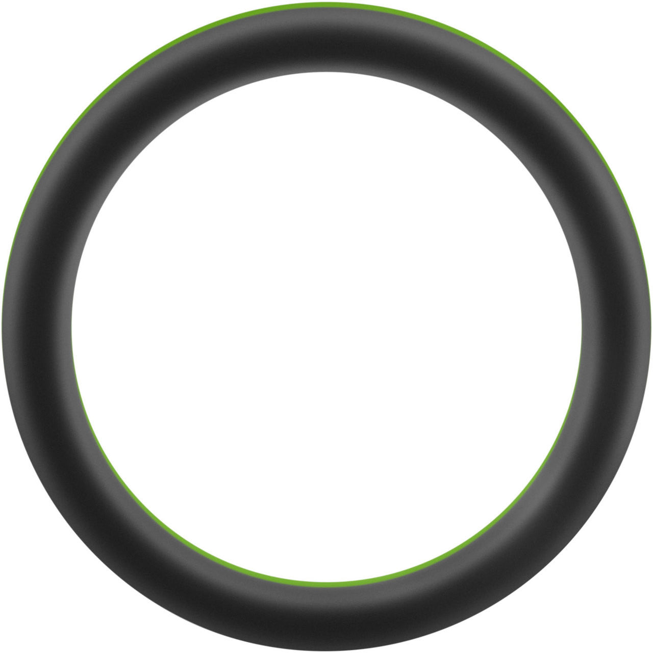 Performance Silicone Go Pro Cock Ring By Blush - Black & Green