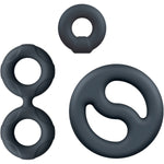 Performance Plus Throttle 3 Piece Silicone Cock Ring Set By Blush