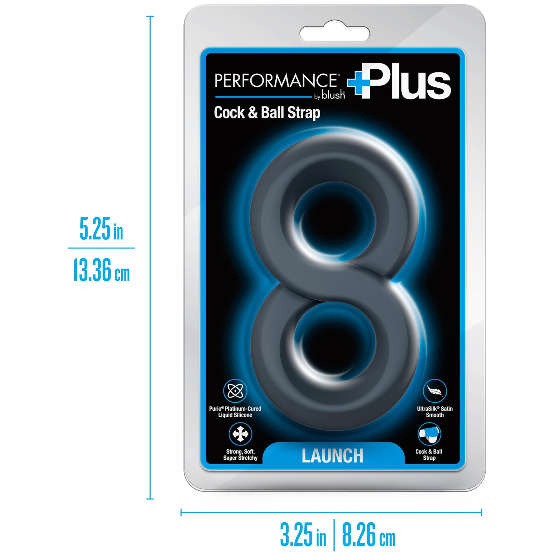 Performance Plus Launch Silicone Cock & Ball Strap By Blush