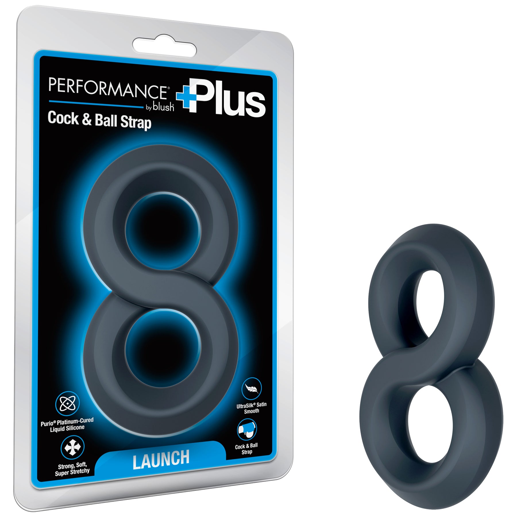 Performance Plus Launch Silicone Cock & Ball Strap By Blush