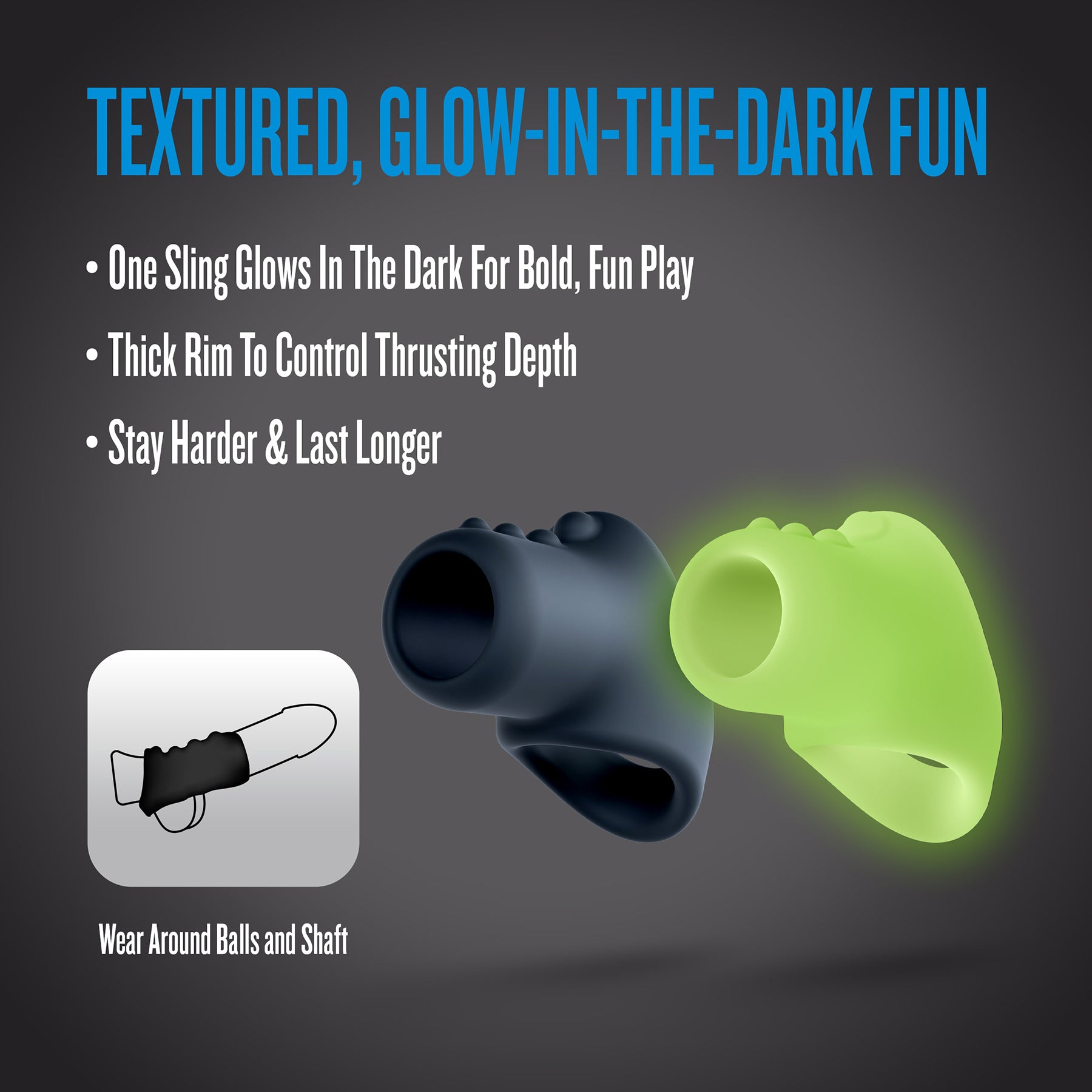 Performance Plus Launch Silicone Cock & Ball Strap By Blush