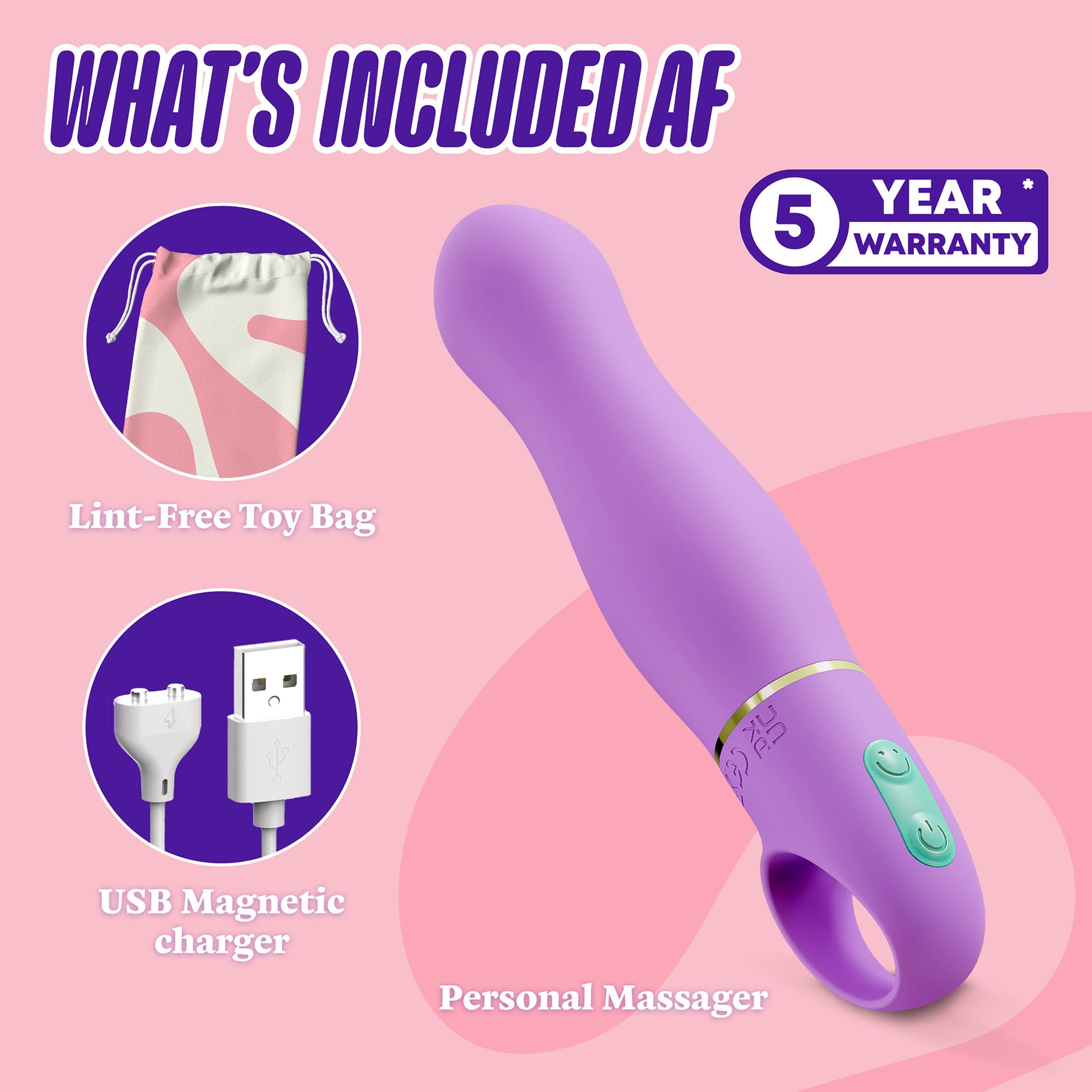 ARIA® Exciting AF 2.0 Rechargeable Silicone Vibrator By Blush