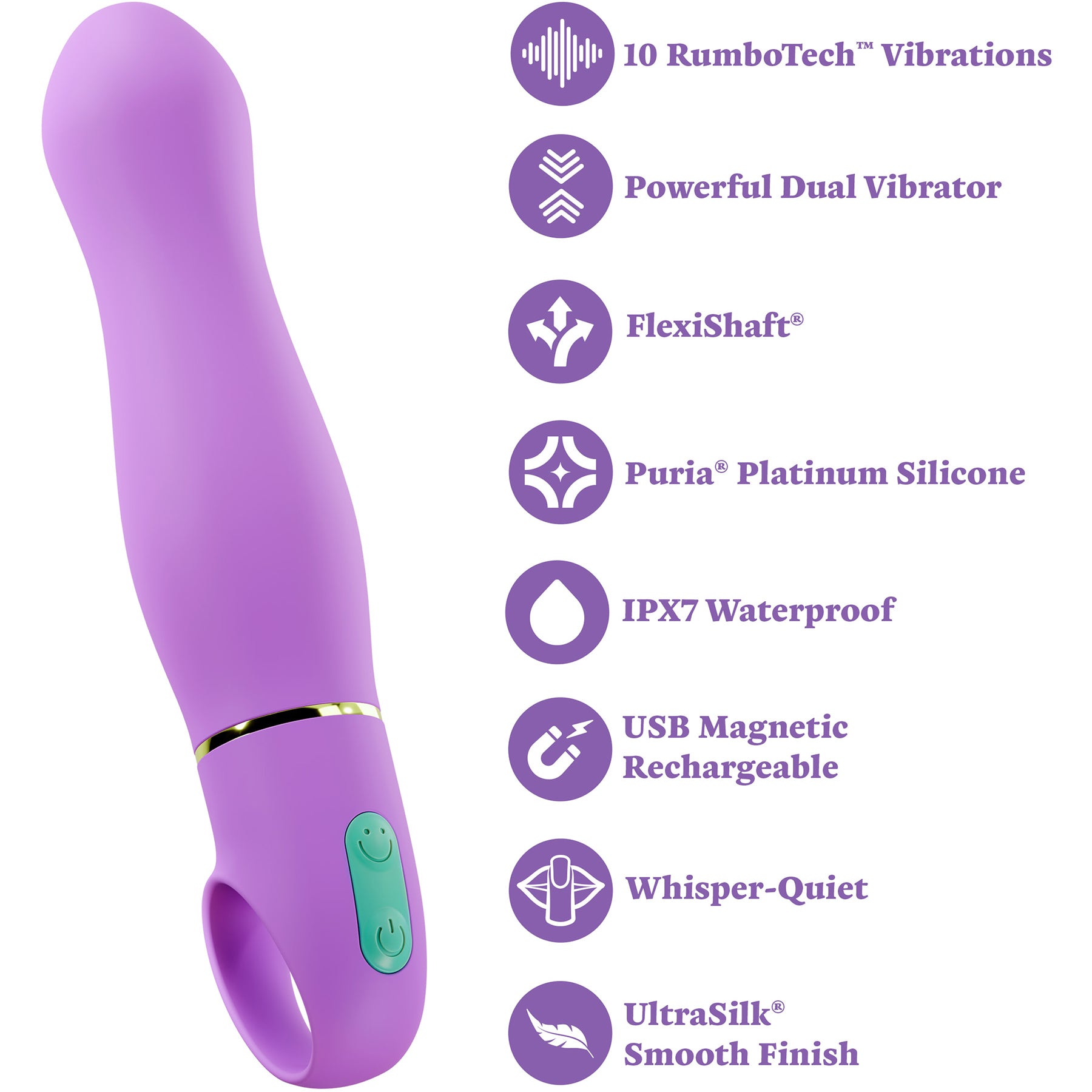 ARIA® Exciting AF 2.0 Rechargeable Silicone Vibrator By Blush
