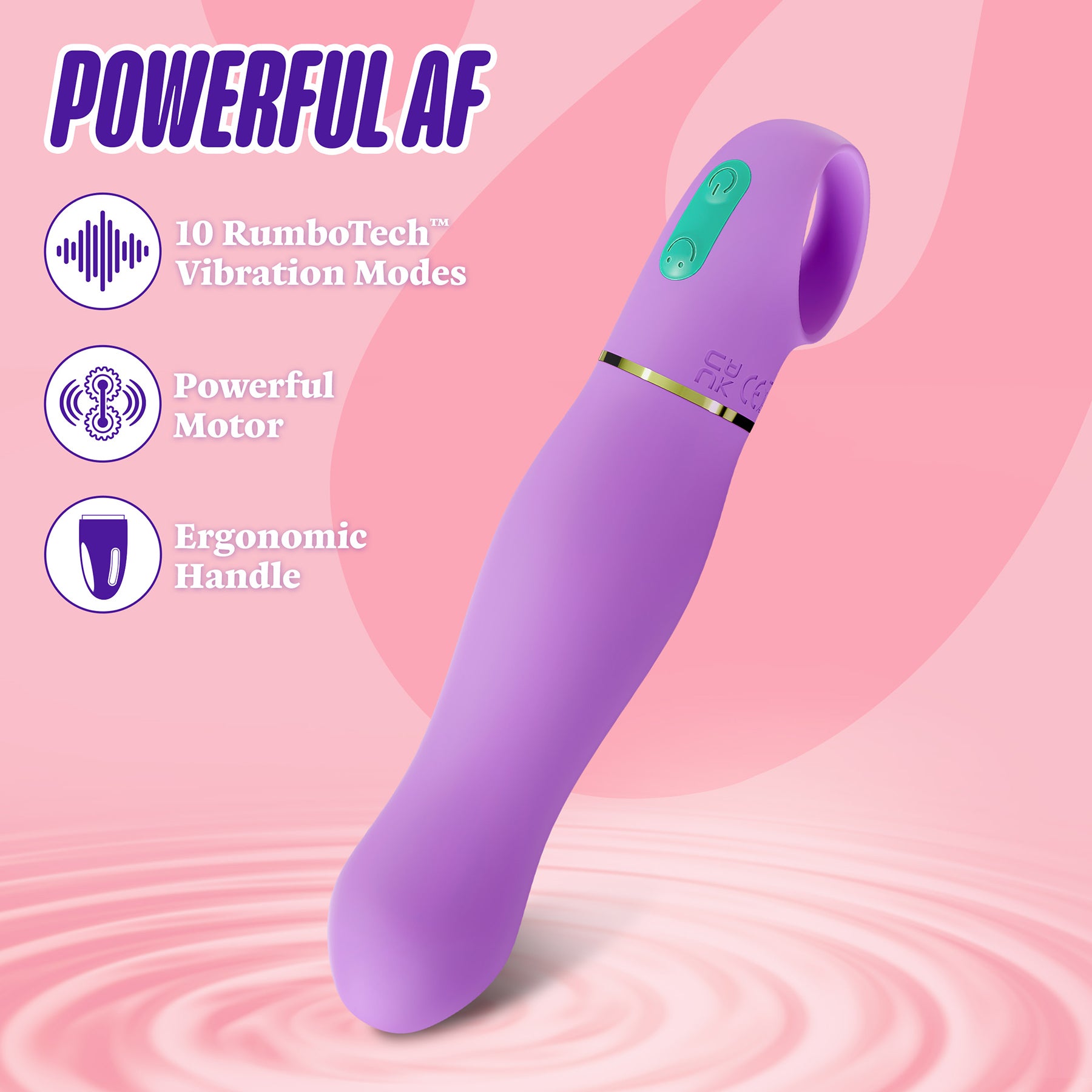 ARIA® Exciting AF 2.0 Rechargeable Silicone Vibrator By Blush